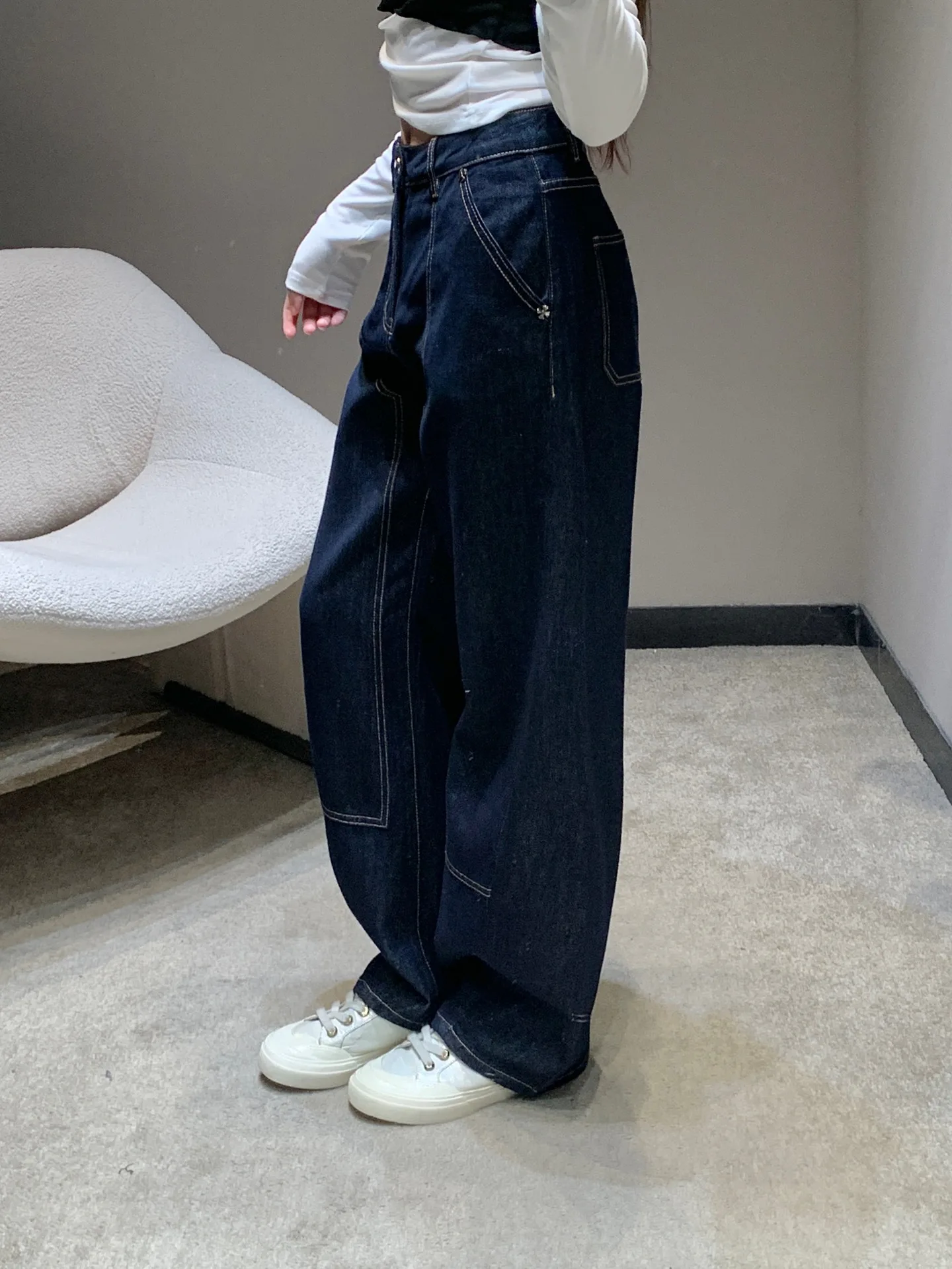 Джинсы Женские Chrome Hearts 5078191