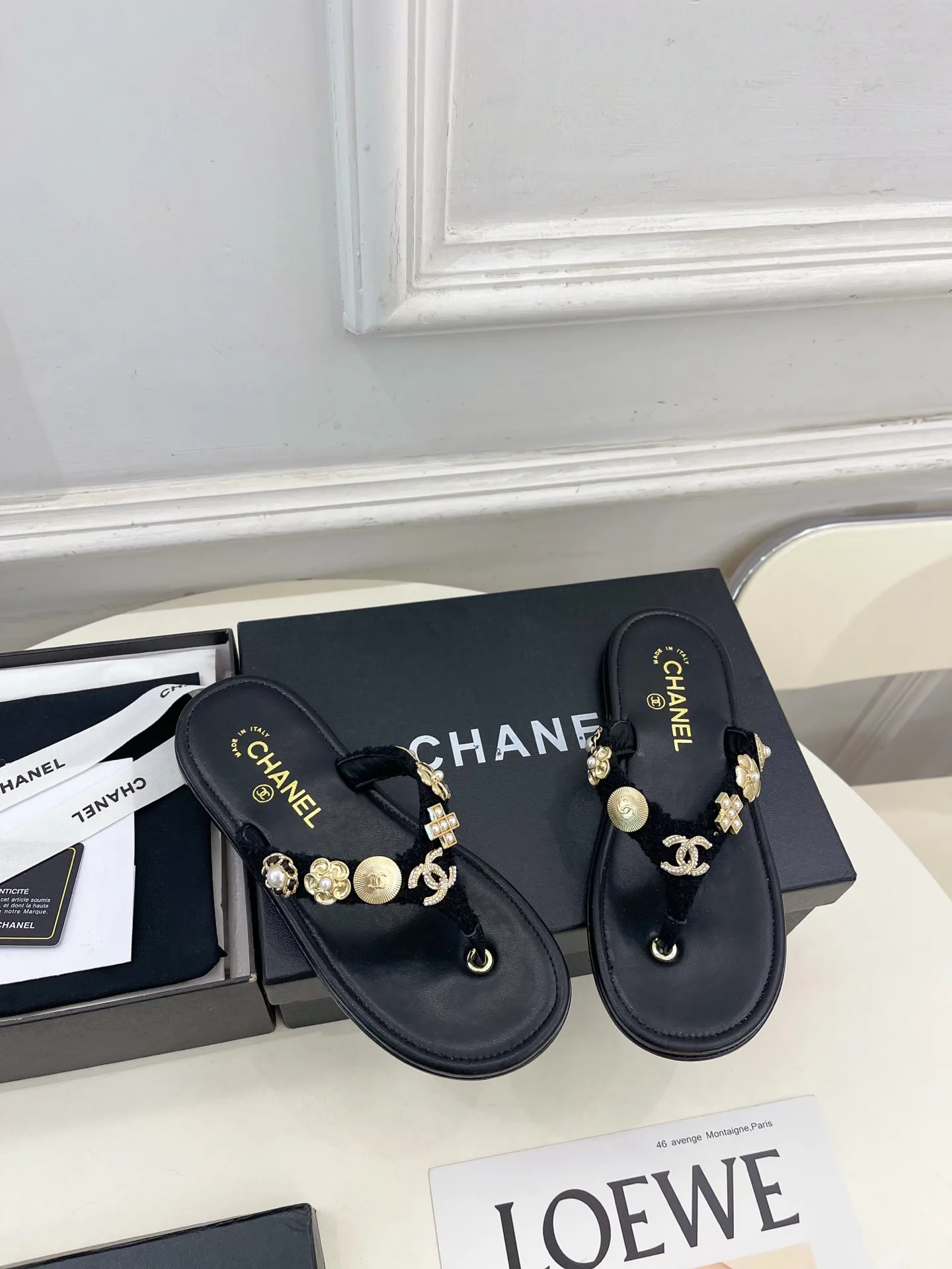 Шлепанцы Женские Chanel 4515851