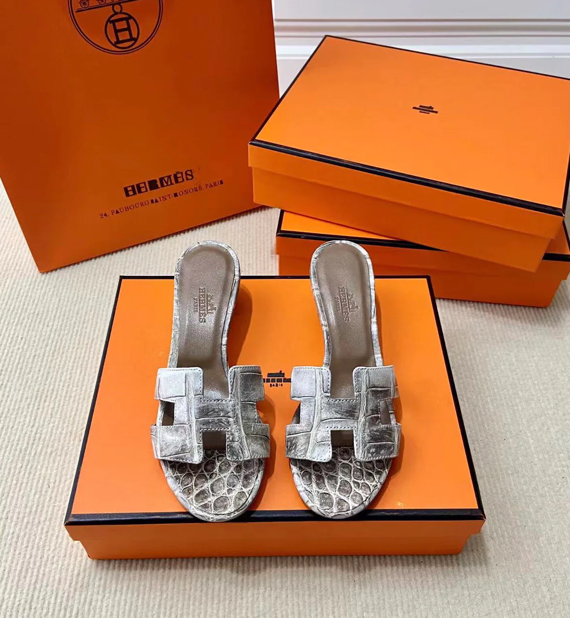 Босоножки Женские Hermes 4340554