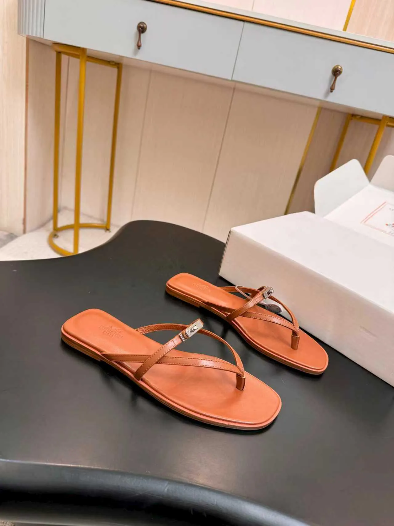 Шлепанцы Женские Hermes 735207