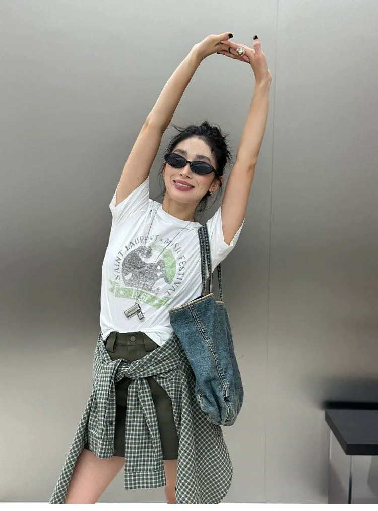 Футболки Женские Saint Laurent 27216