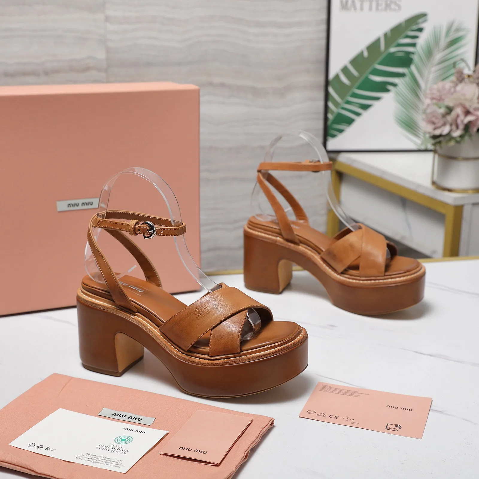 Босоножки Женские Miu Miu 11416334