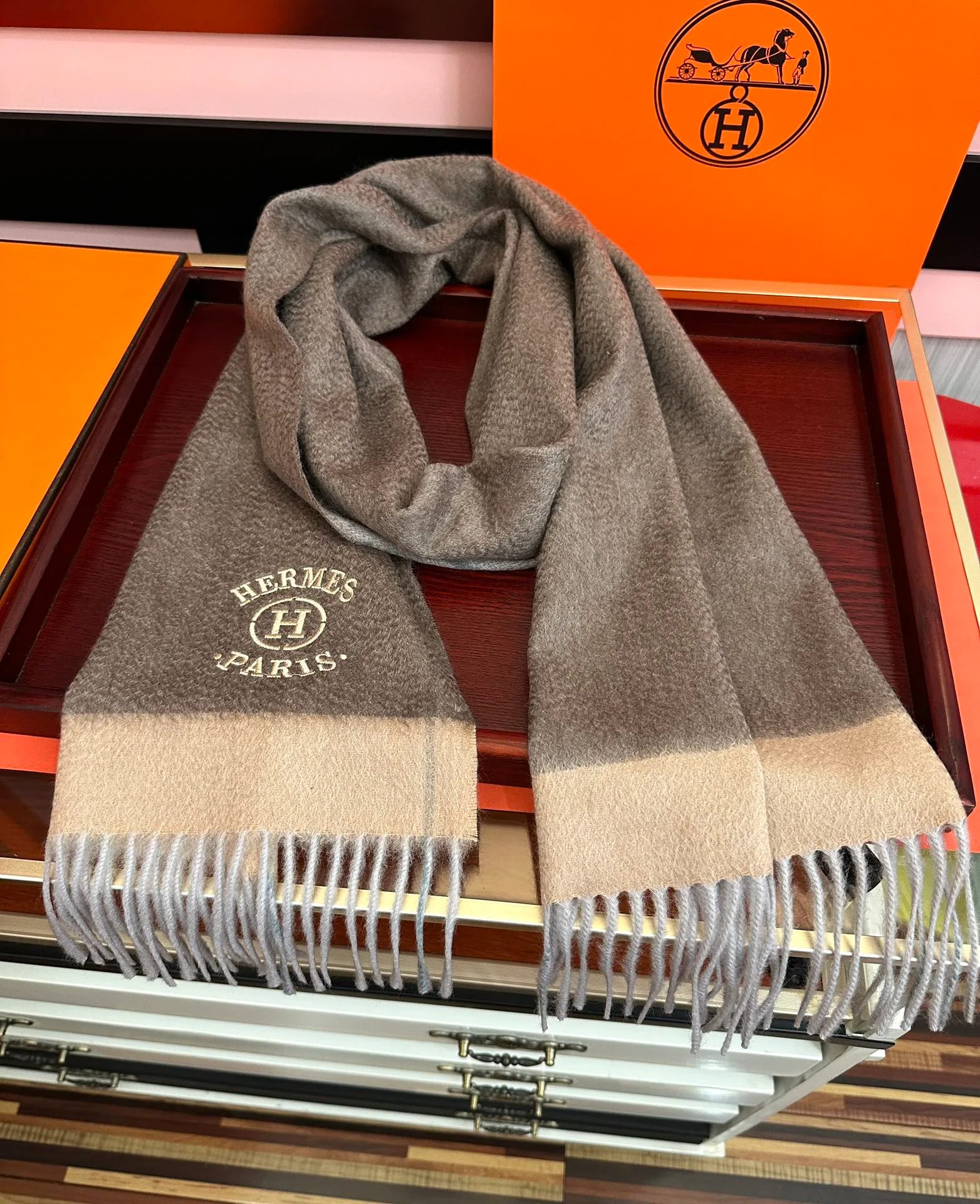 Шарфы Hermes 412450