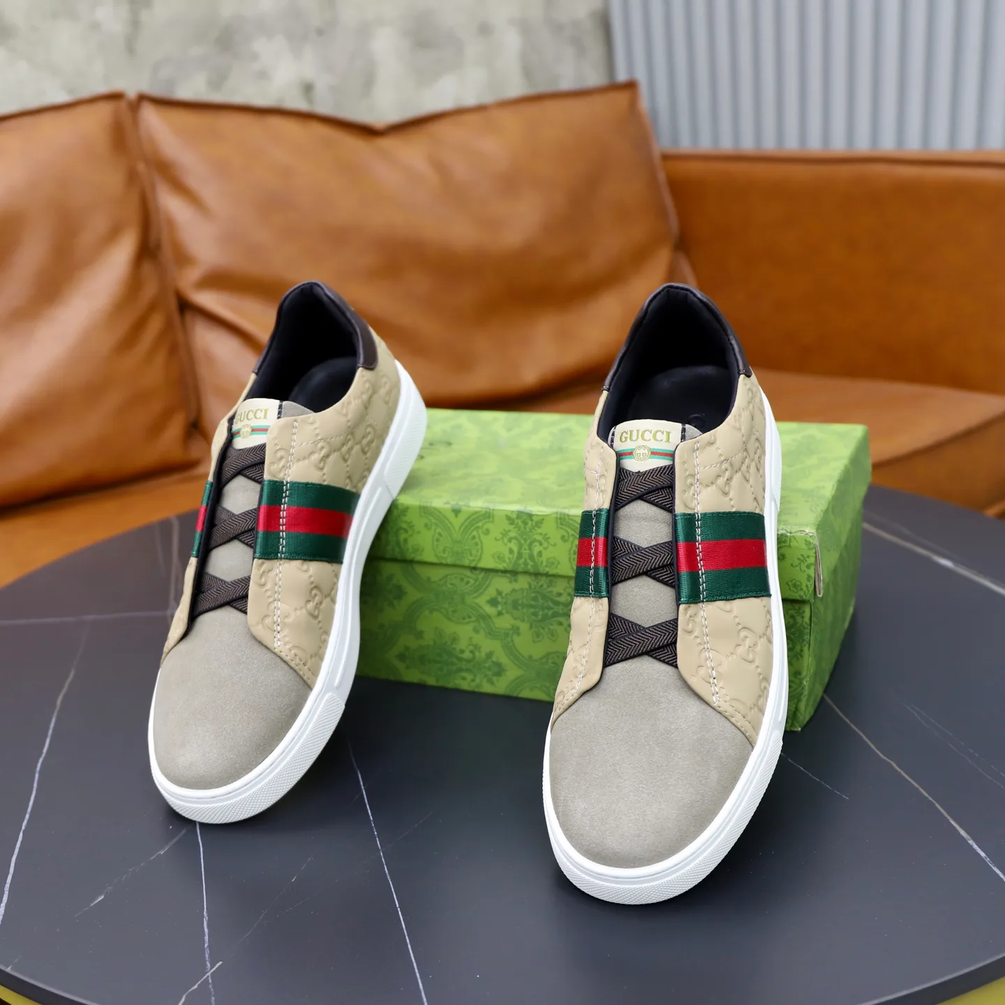 Кроссовки Мужские Gucci 19414530
