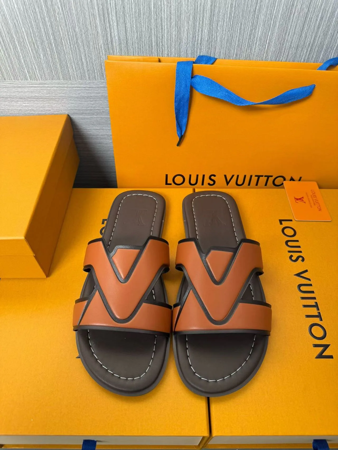 Шлепанцы Мужские Louis Vuitton 1310620