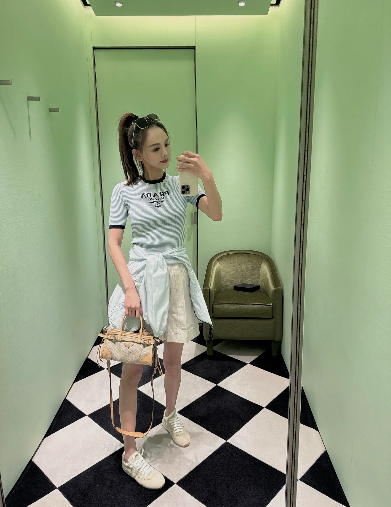 Футболки Женские Prada 12825305