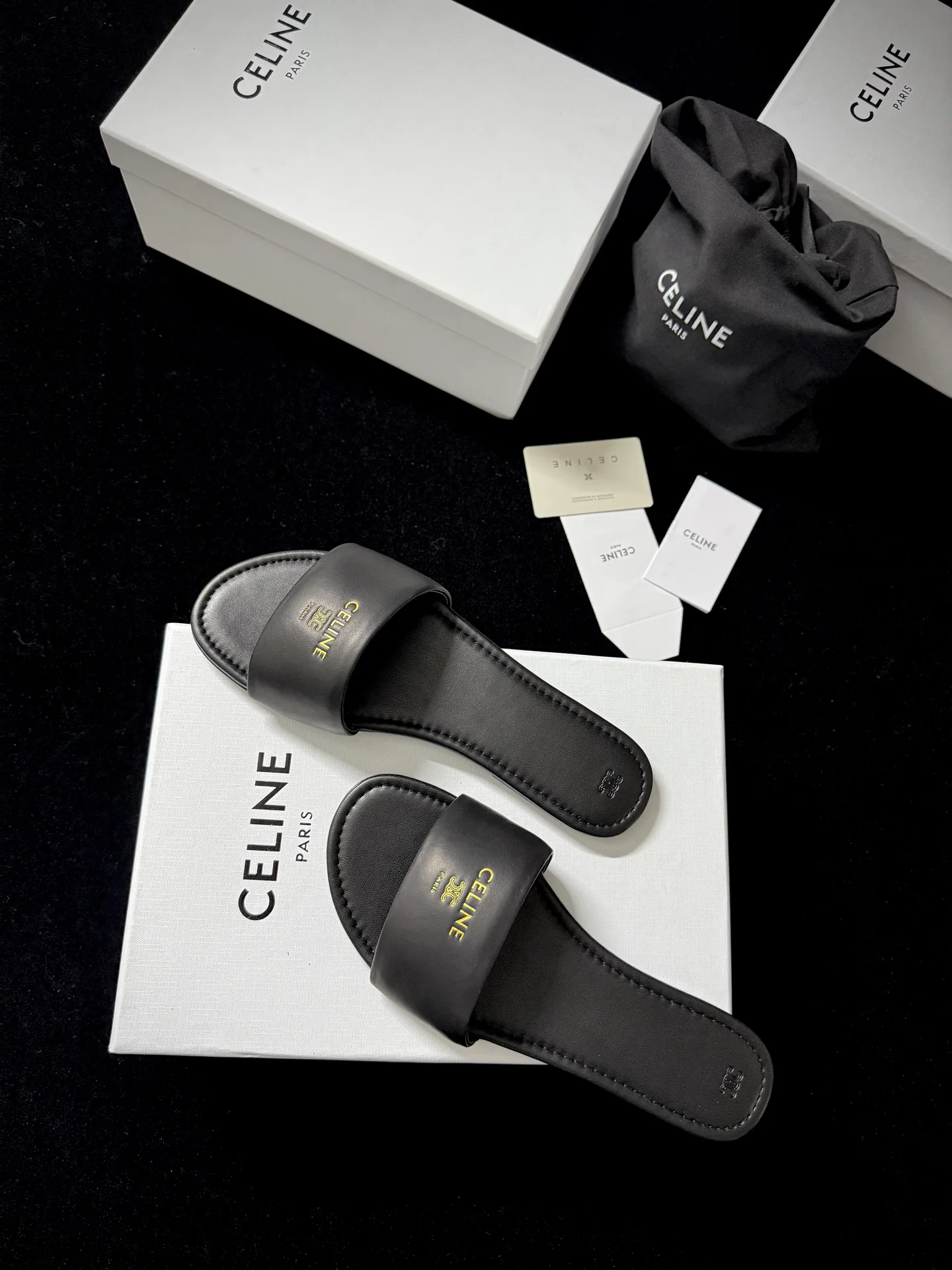 Шлепанцы Женские Celine 4433675