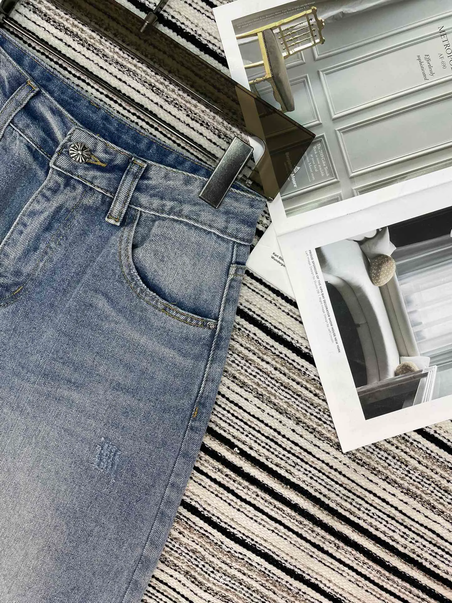 Джинсы Женские Chrome Hearts 11181574