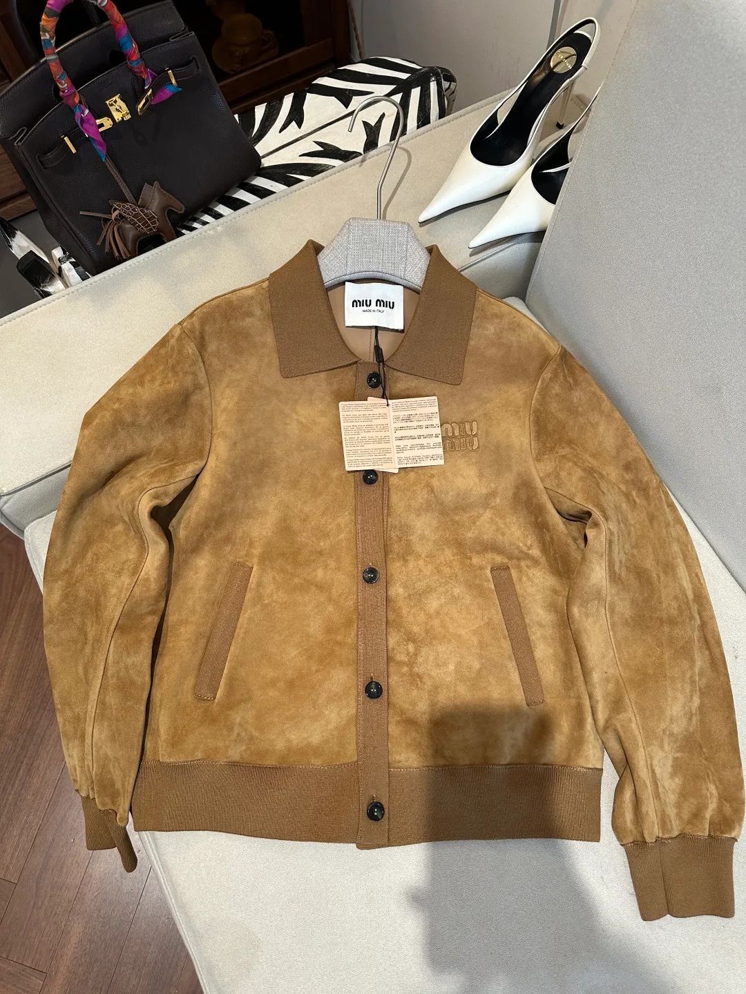 Кожаные Куртки И Дублёнки Женские Miu Miu 17399771