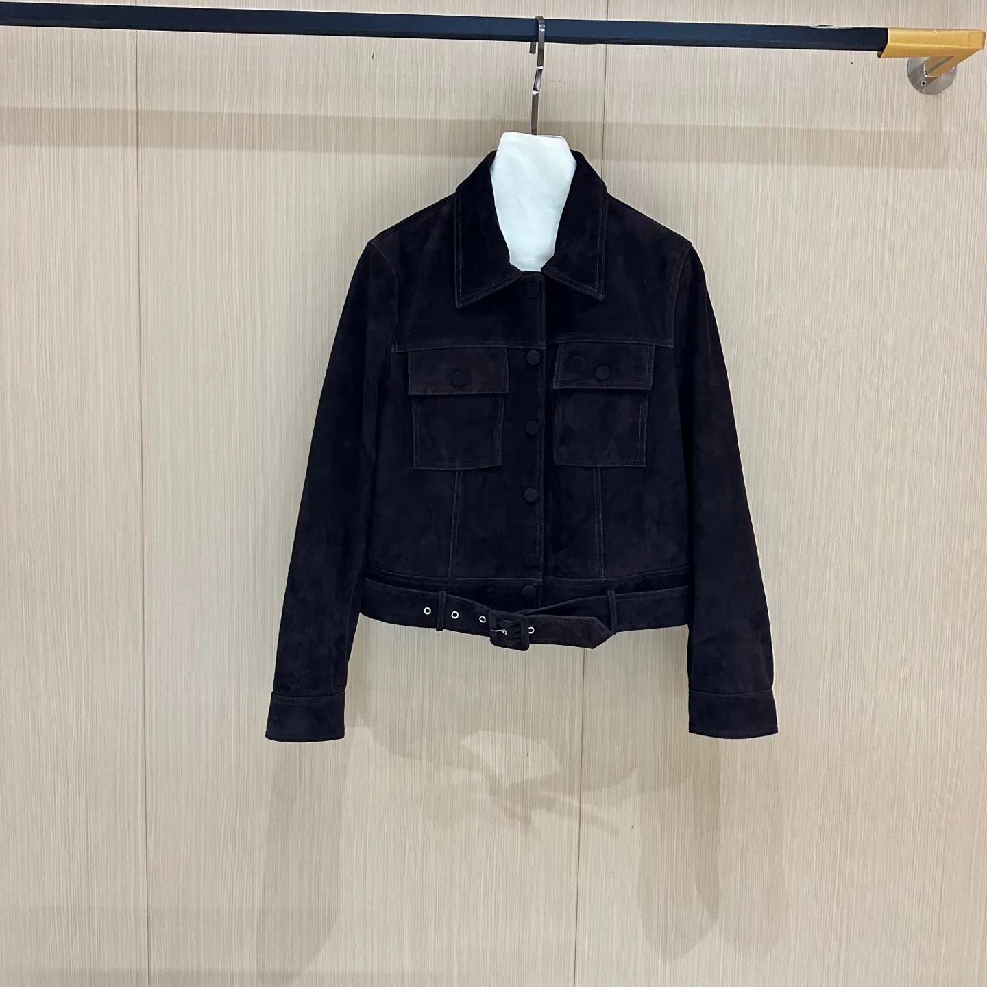 Кожаные Куртки И Дублёнки Женские Saint Laurent 11672602