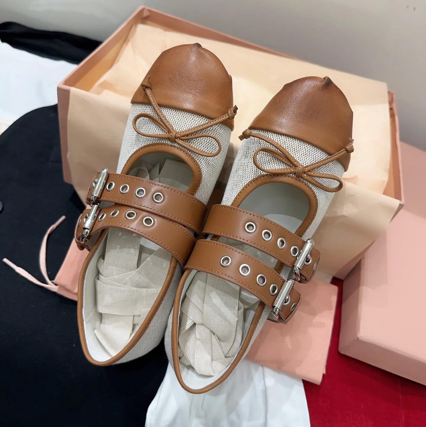 Балетки Женские Miu Miu 13453759