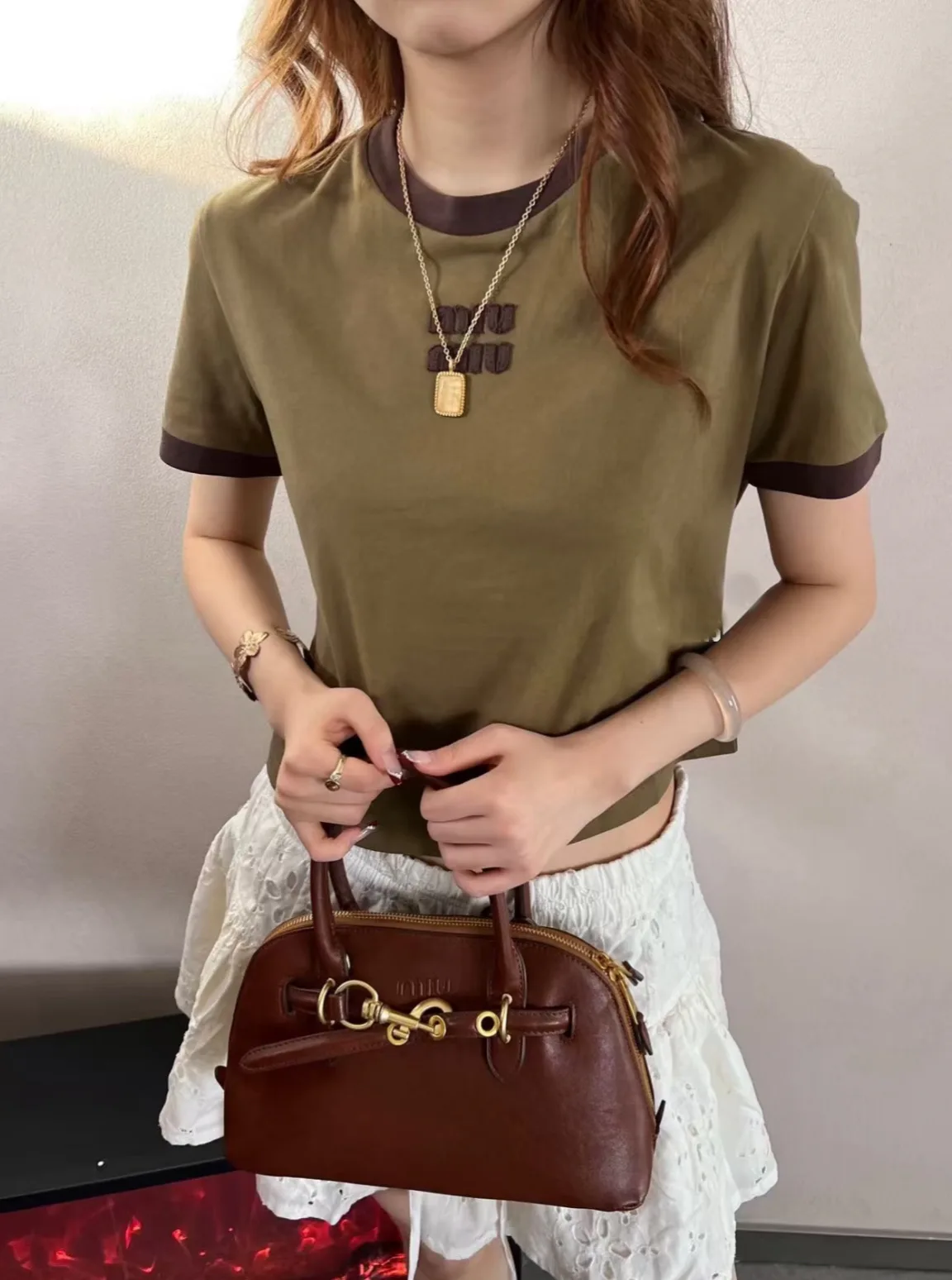 Футболки Женские Miu Miu 16860709