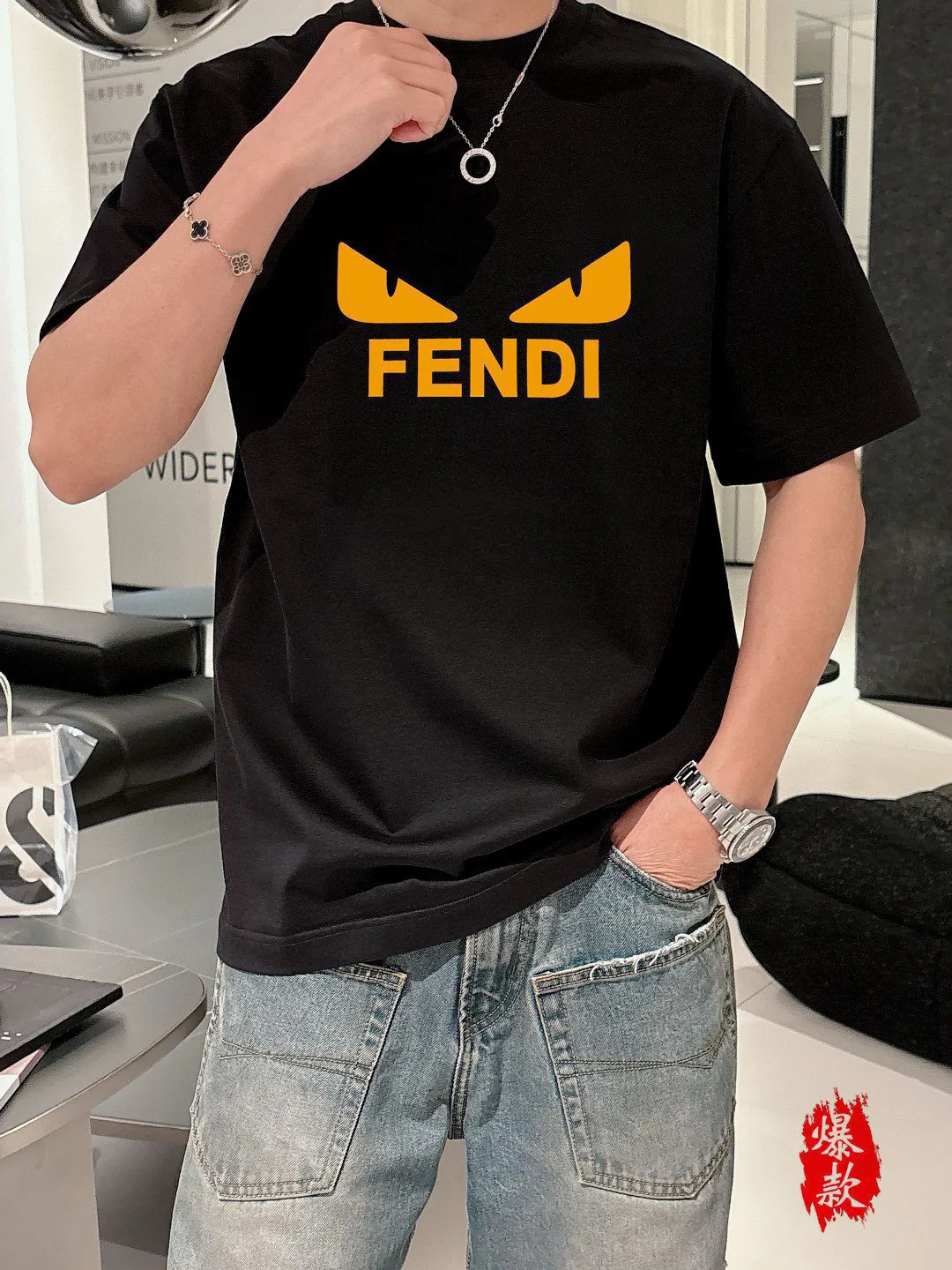 Футболки Мужские Fendi 11411422