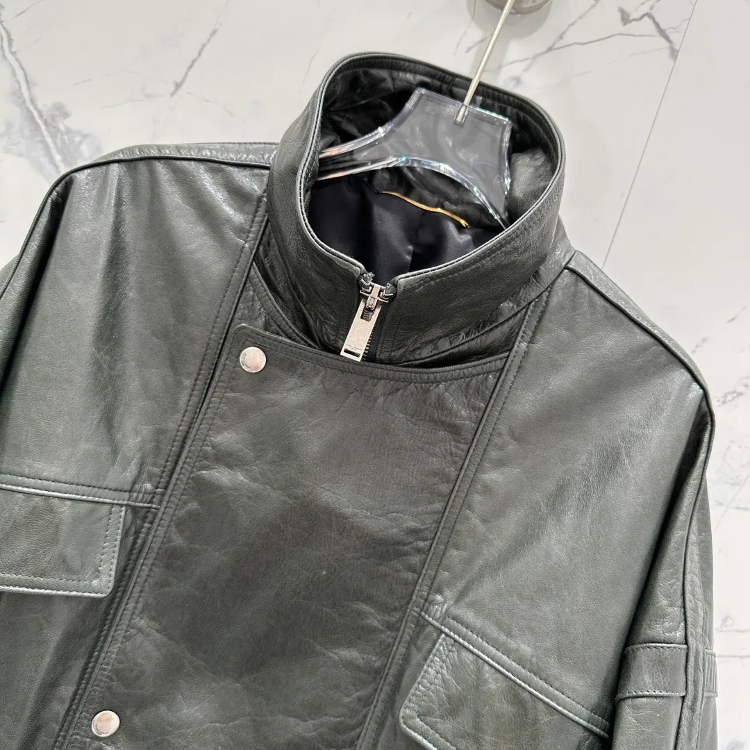 Кожаные Куртки И Дублёнки Женские Saint Laurent 11544784