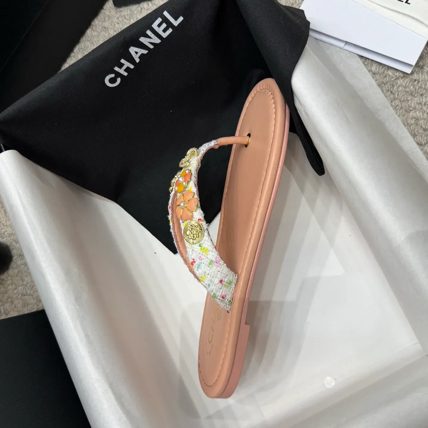 Шлепанцы Женские Chanel 36275