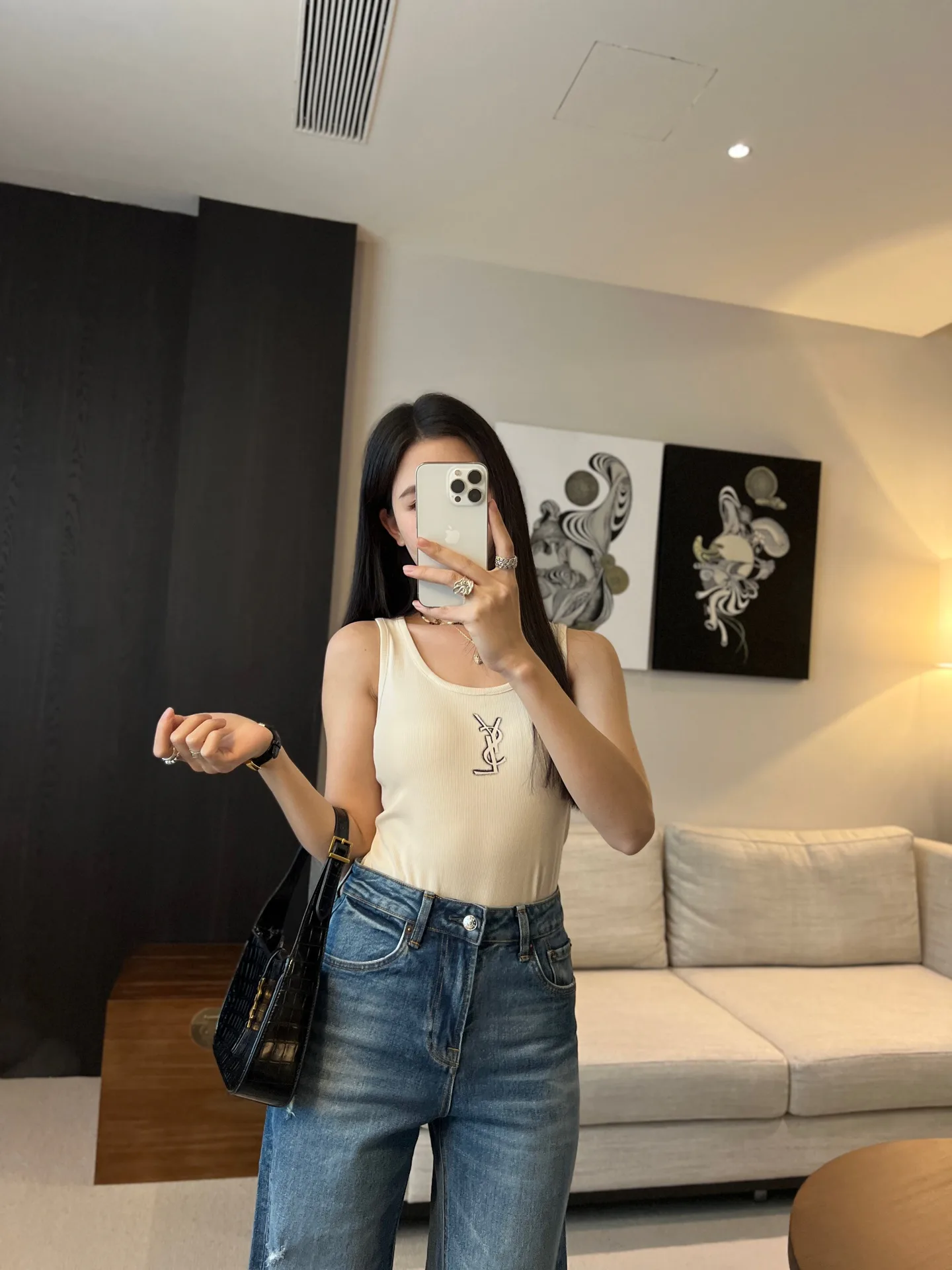 Футболки Женские Saint Laurent 26679