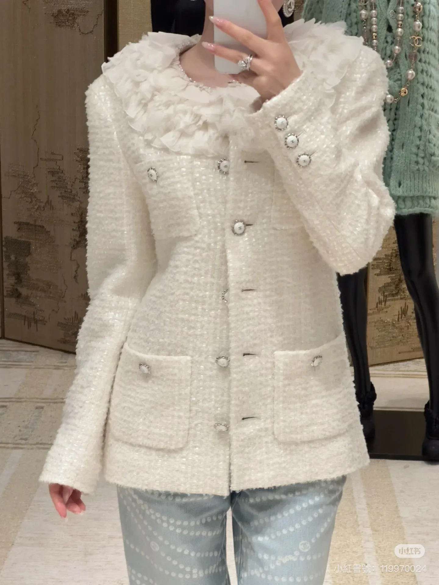 Куртки И Пуховики Женские Chanel 663996