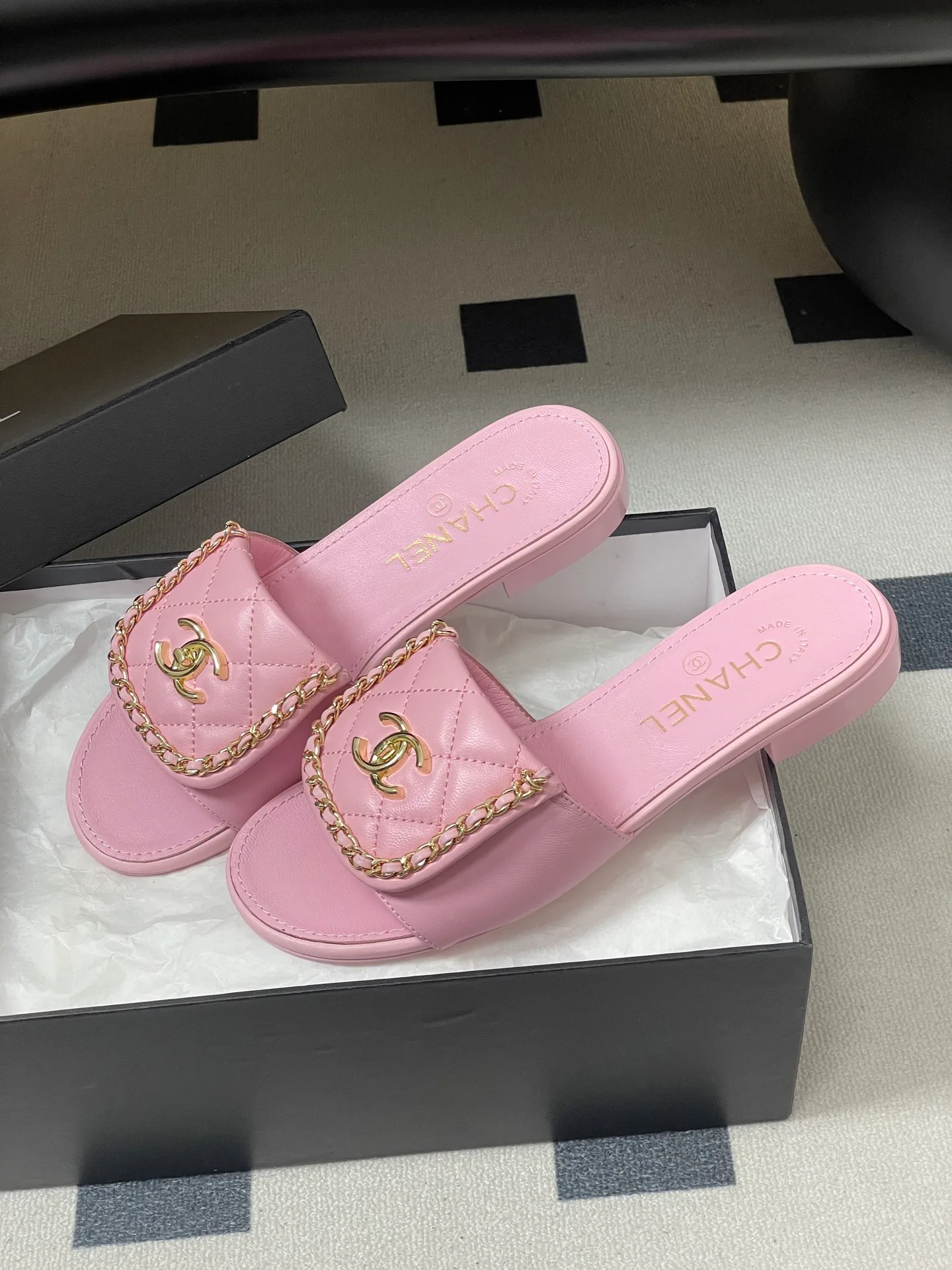 Шлепанцы Женские Chanel 1677094