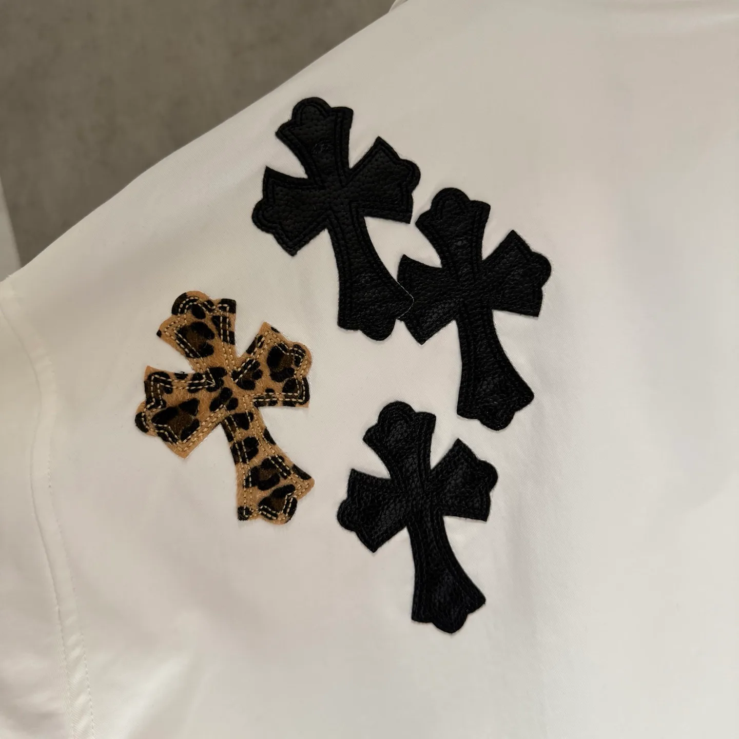 Кожаные Куртки И Дублёнки Мужские Chrome Hearts 11264953