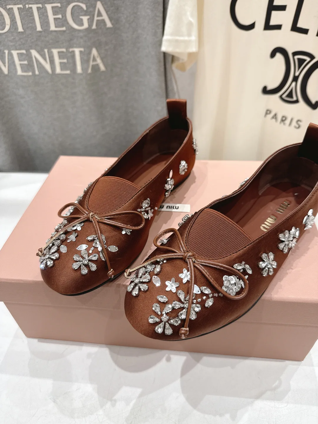 Балетки Женские Miu Miu 12847576