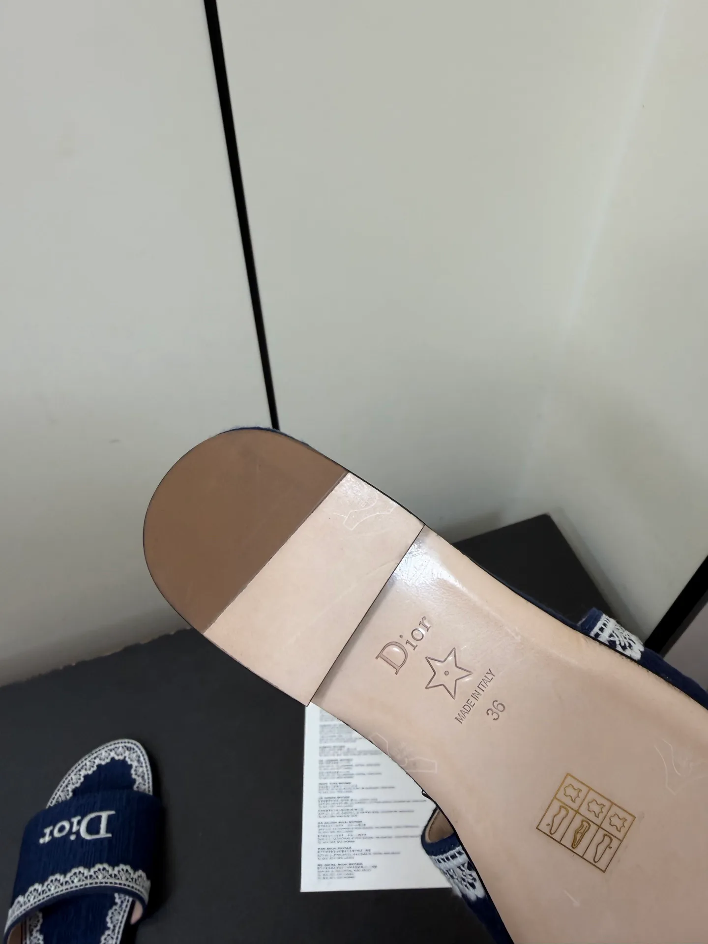 Шлепанцы Женские Christian Dior 565533