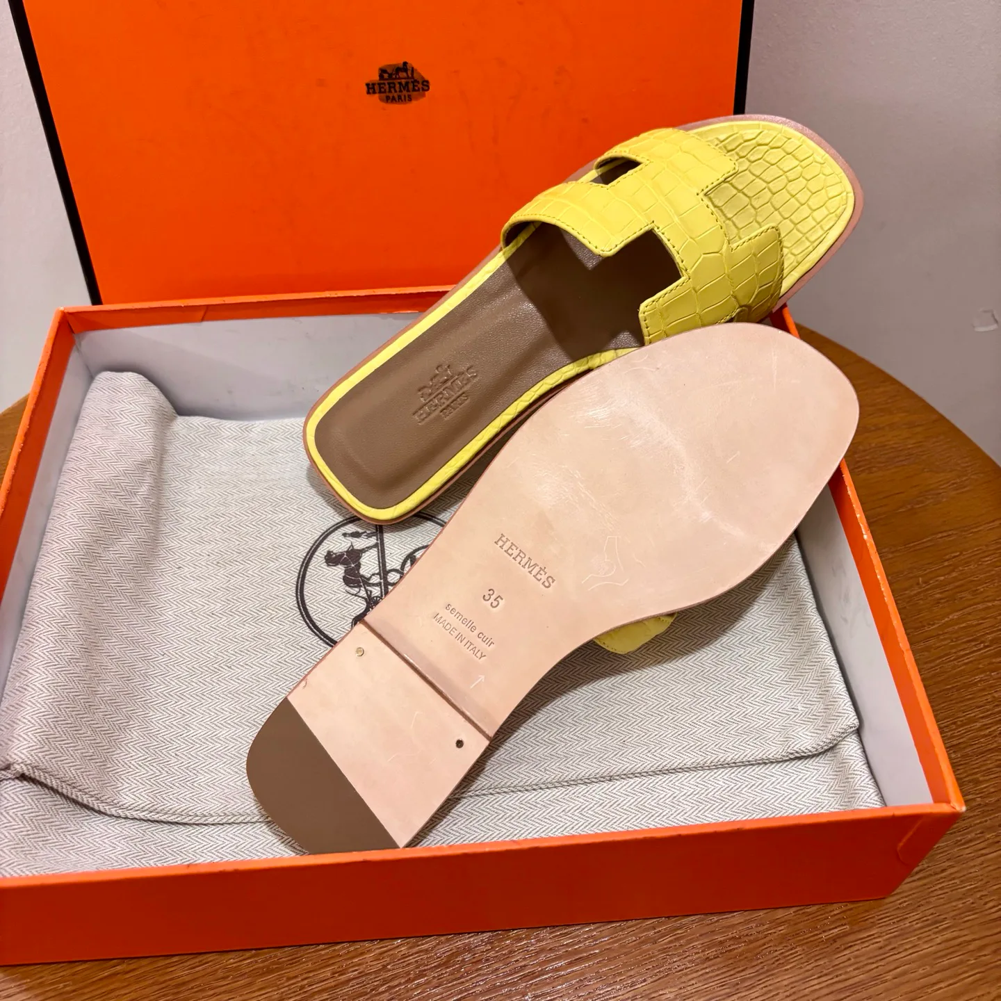 Шлепанцы Женские Hermes 4503983