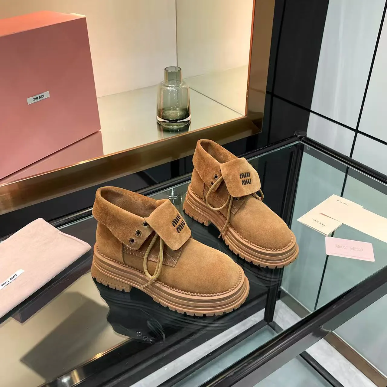 Ботинки Женские Miu Miu 17934439