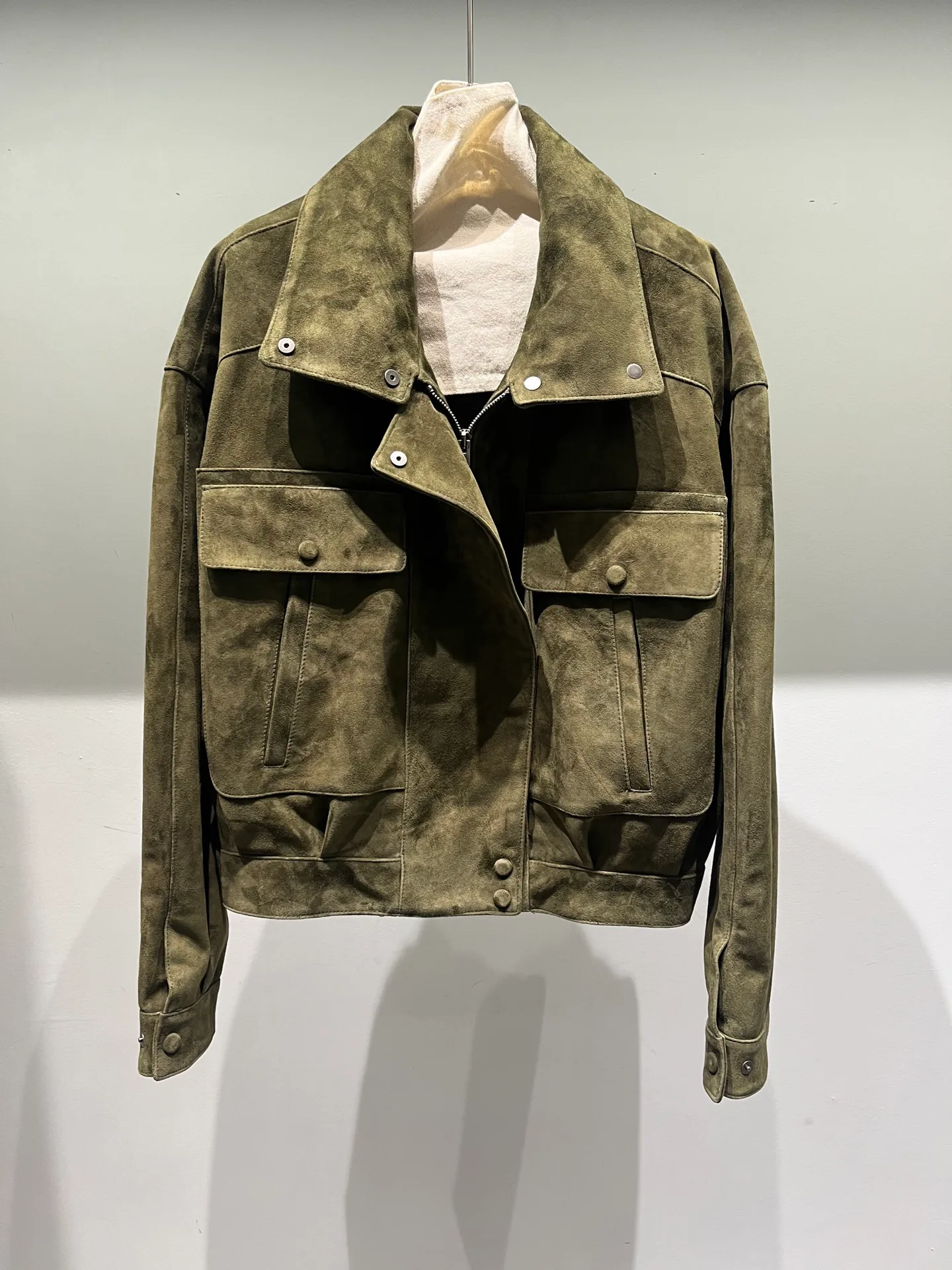 Кожаные Куртки И Дублёнки Женские Saint Laurent 18523557