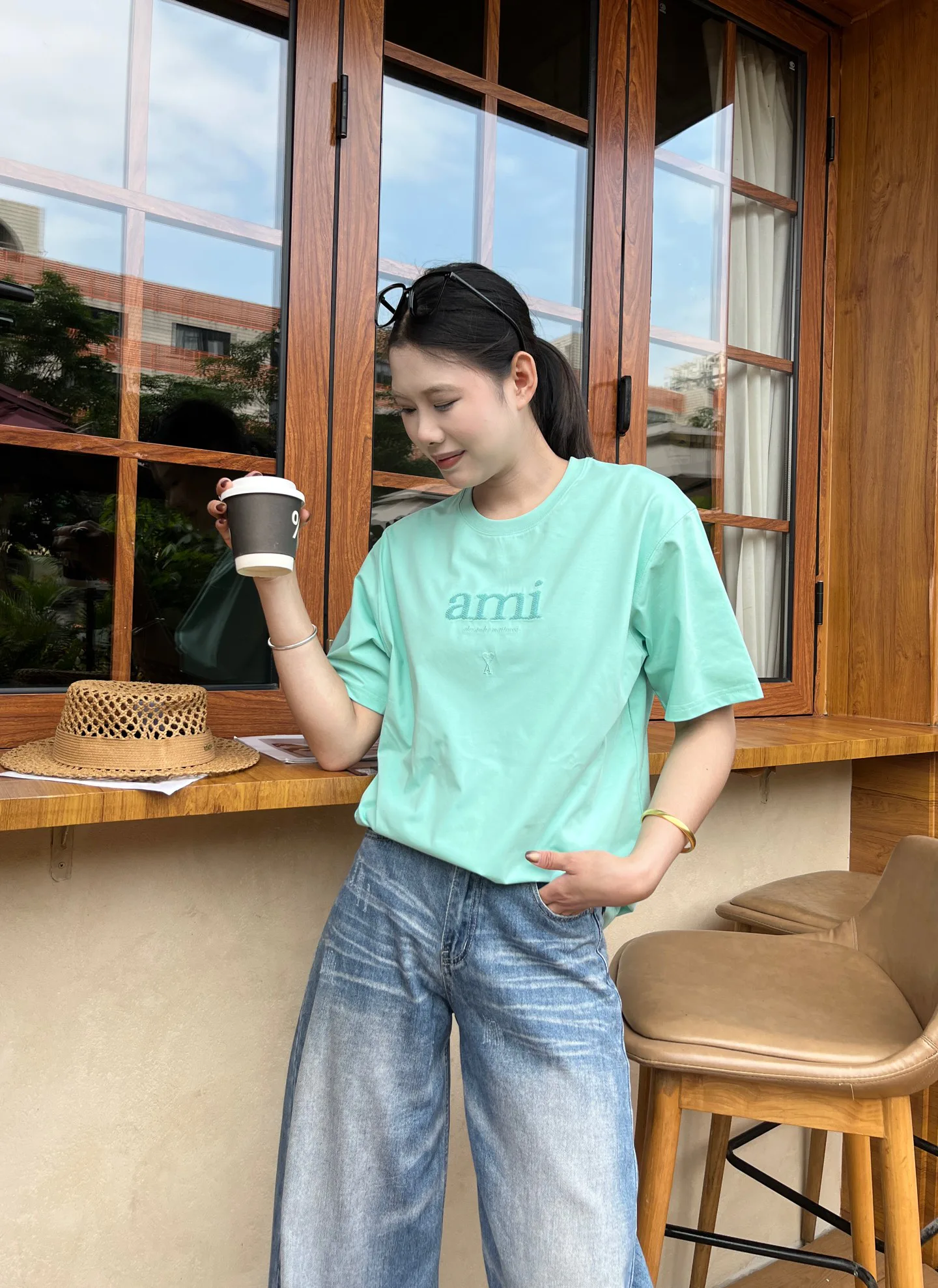 Футболки Женские Ami Paris 13405186