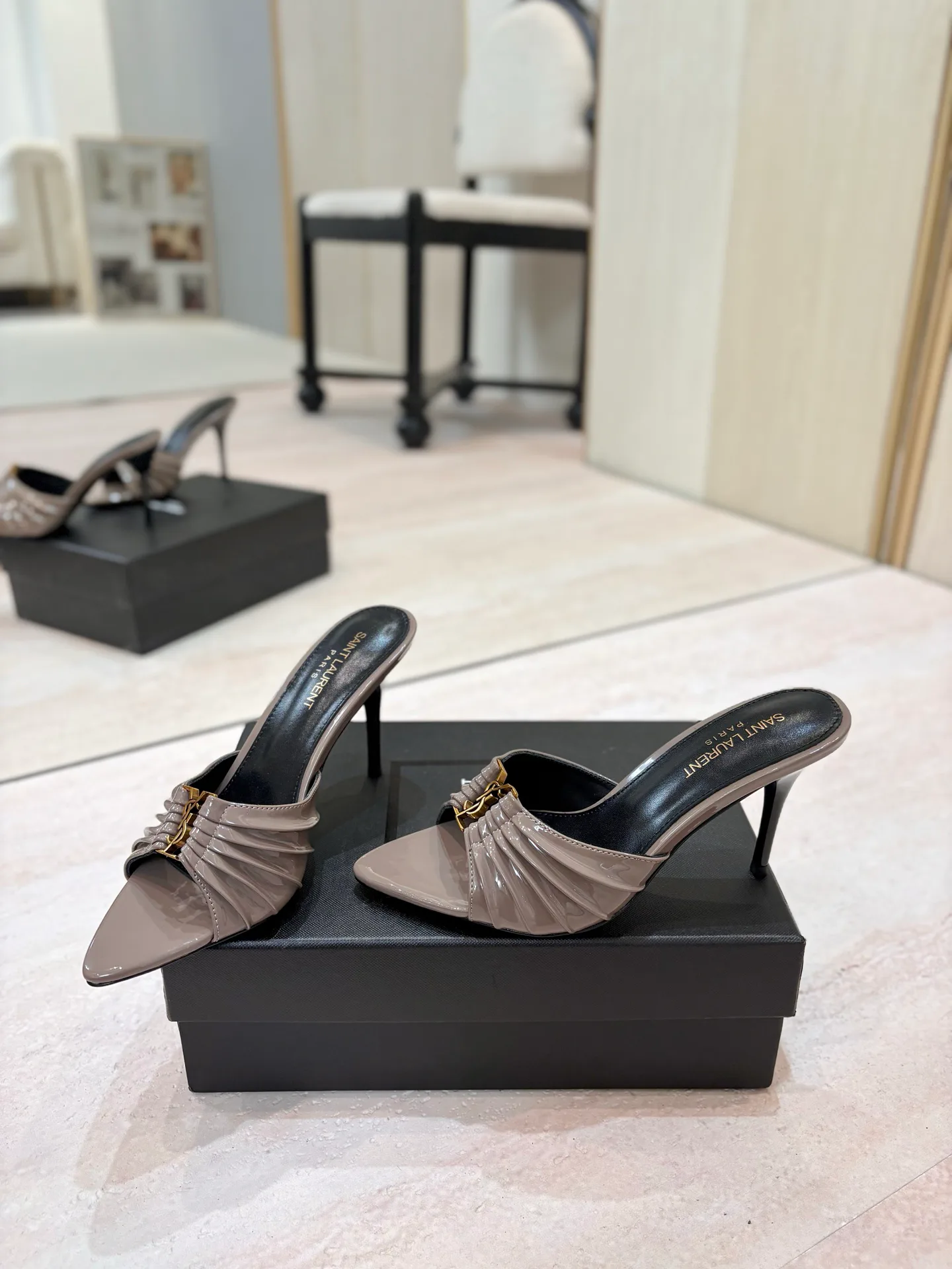 Мюли И Сабо Женские Saint Laurent 17476092