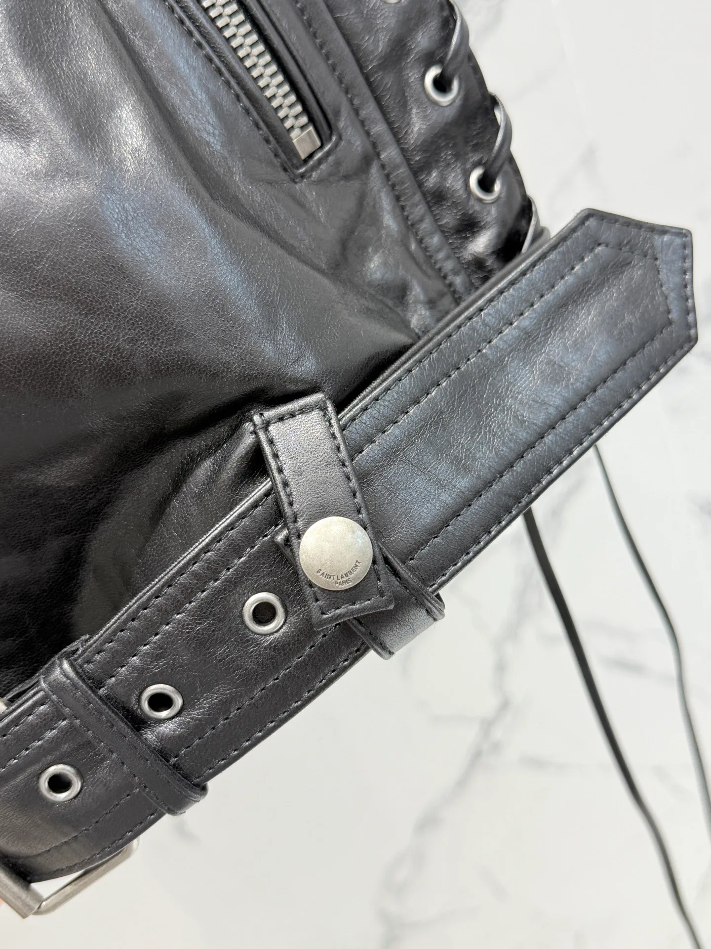 Кожаные Куртки И Дублёнки Женские Saint Laurent 18151051