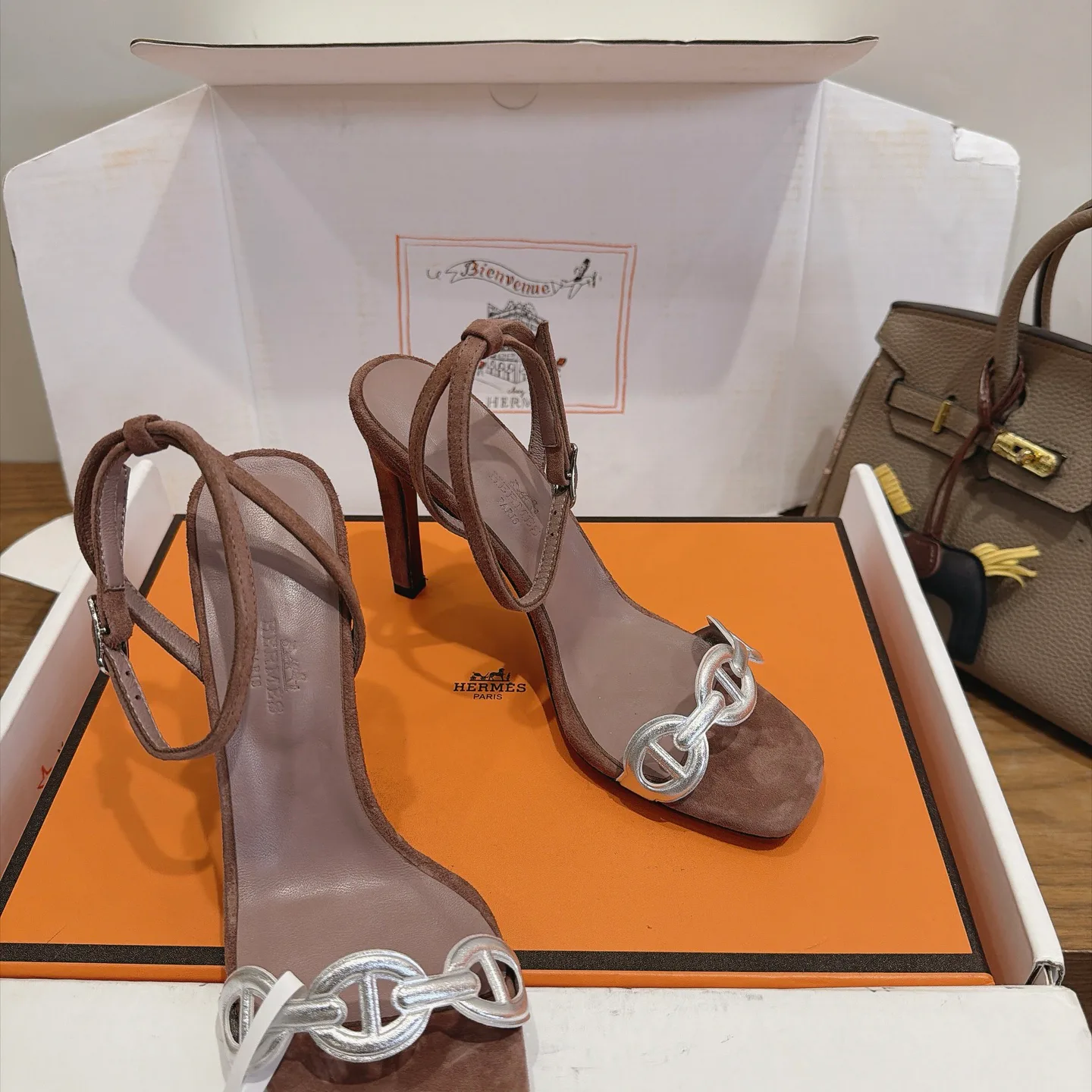 Босоножки Женские Hermes 19586071