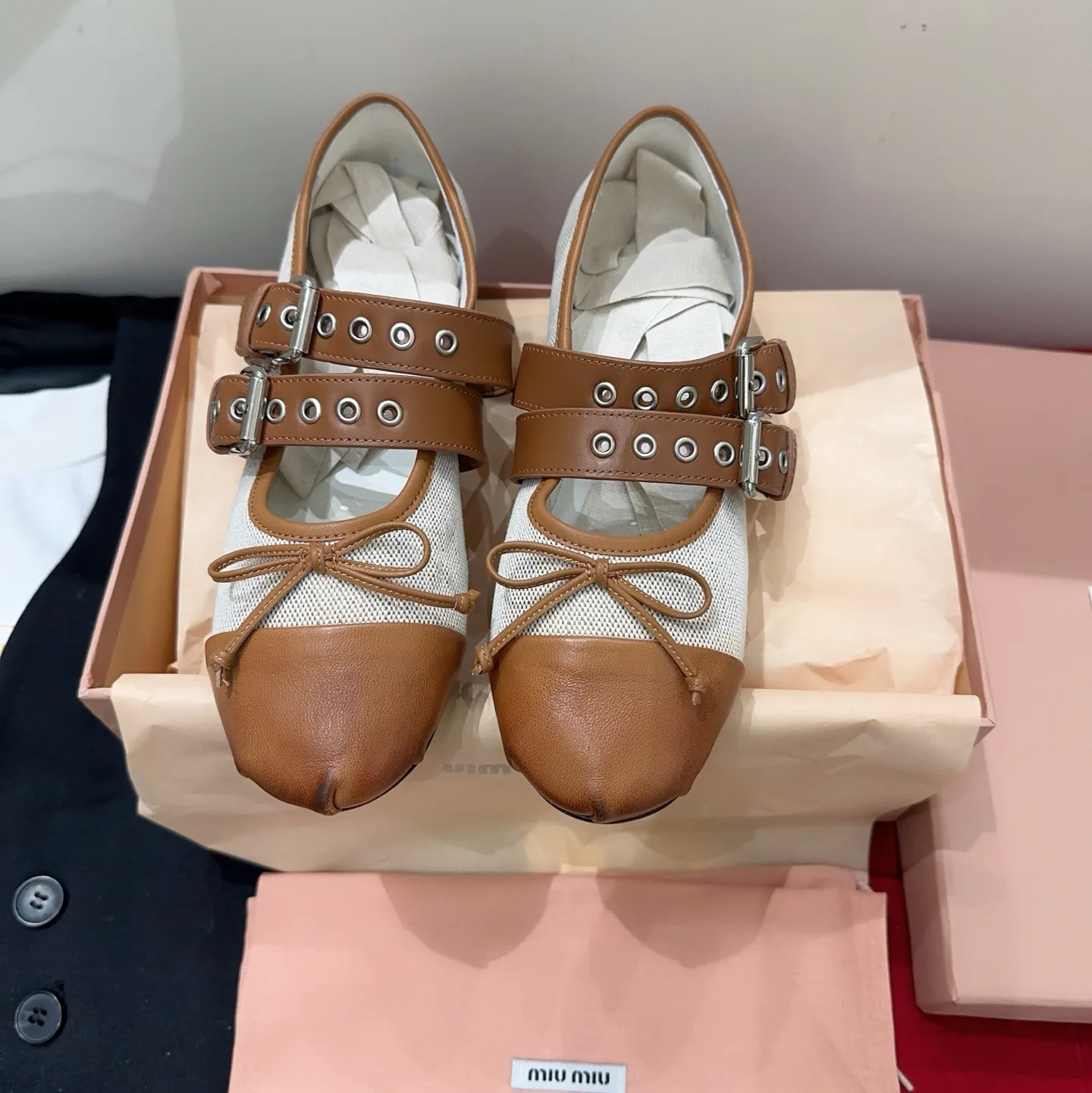 Балетки Женские Miu Miu 13453759