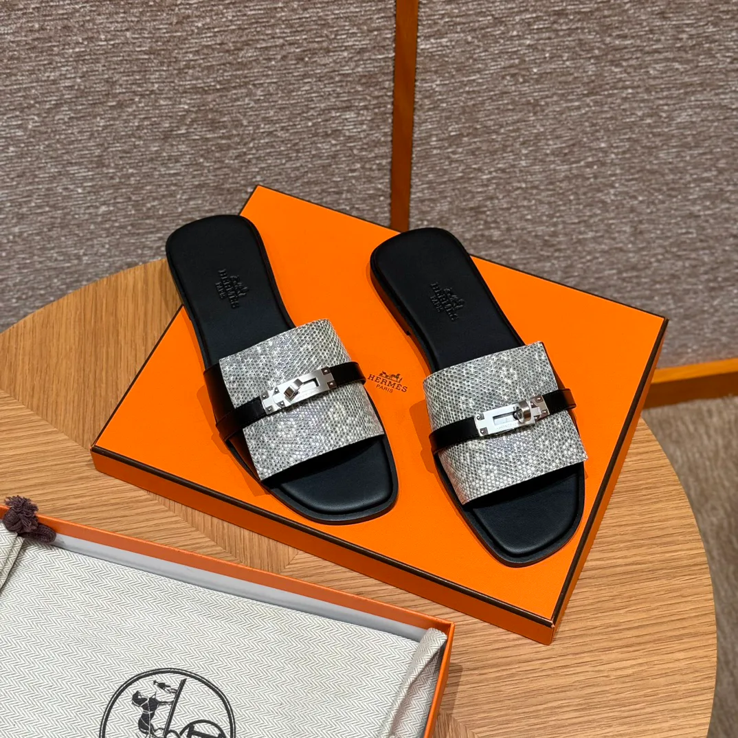 Шлепанцы Женские Hermes 1522657