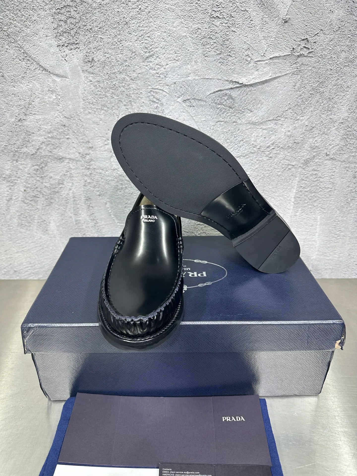 Лоферы Мужские Prada 115829