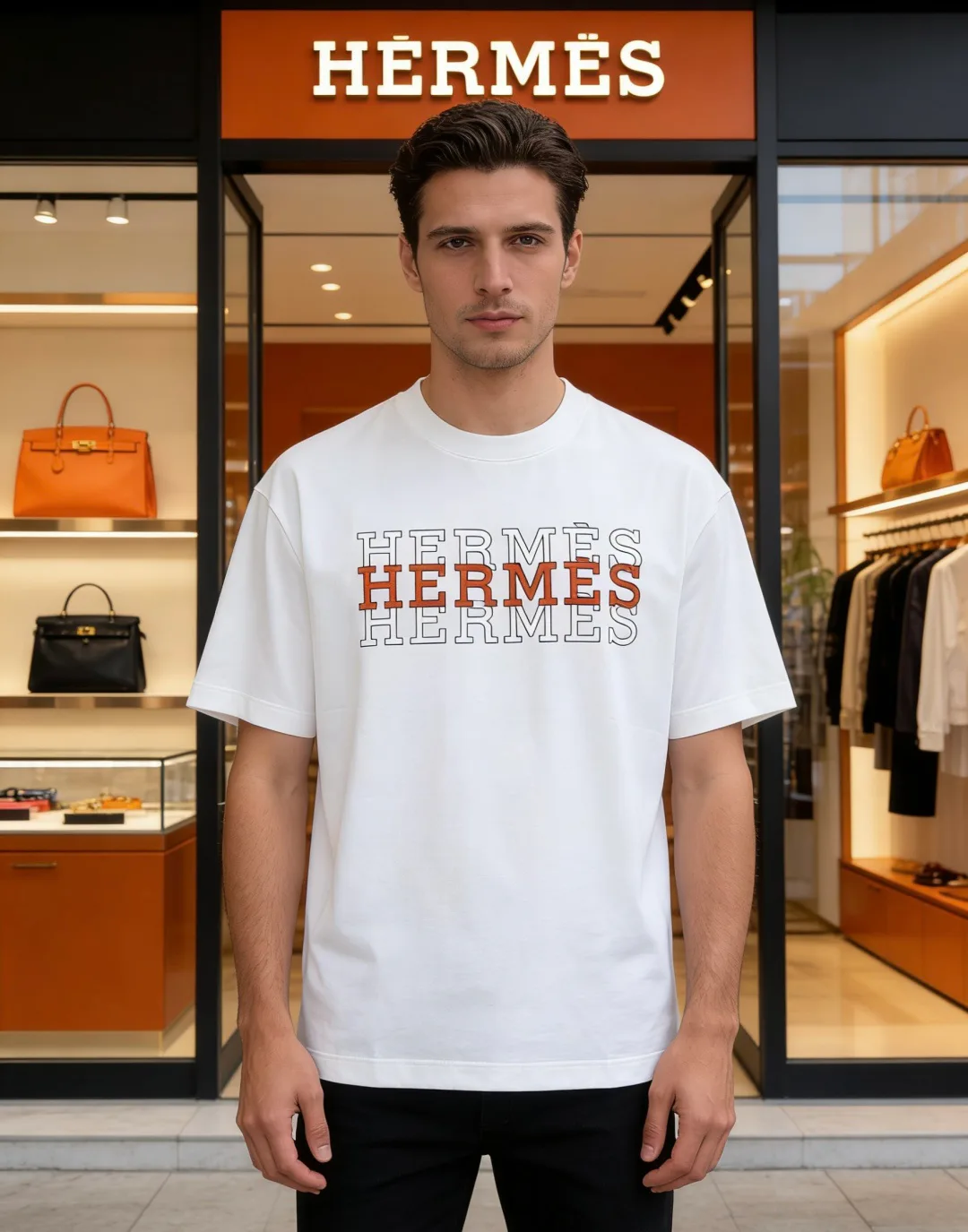 Футболки Мужские Hermes 13442025