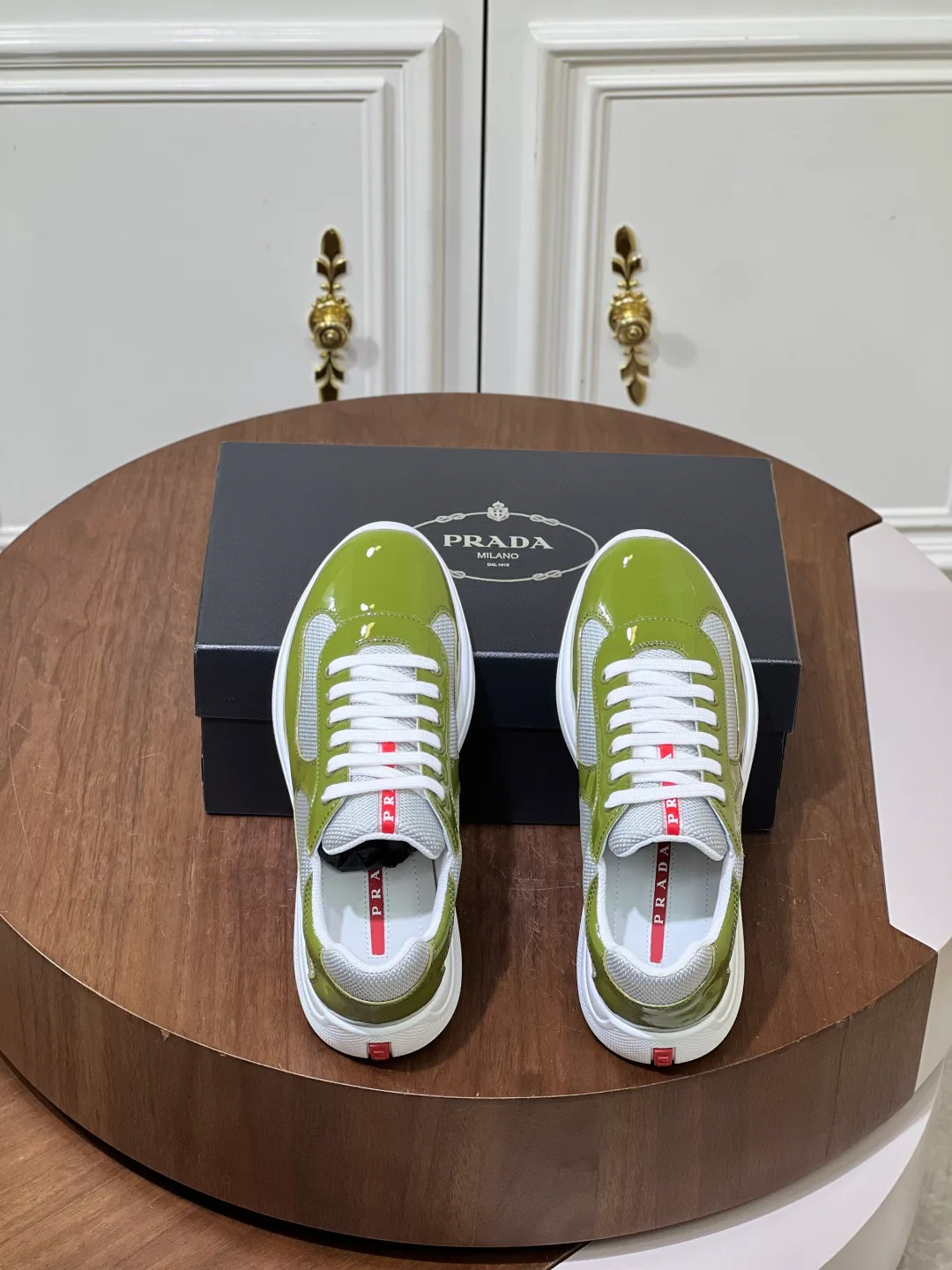 Кроссовки Мужские Prada 476805