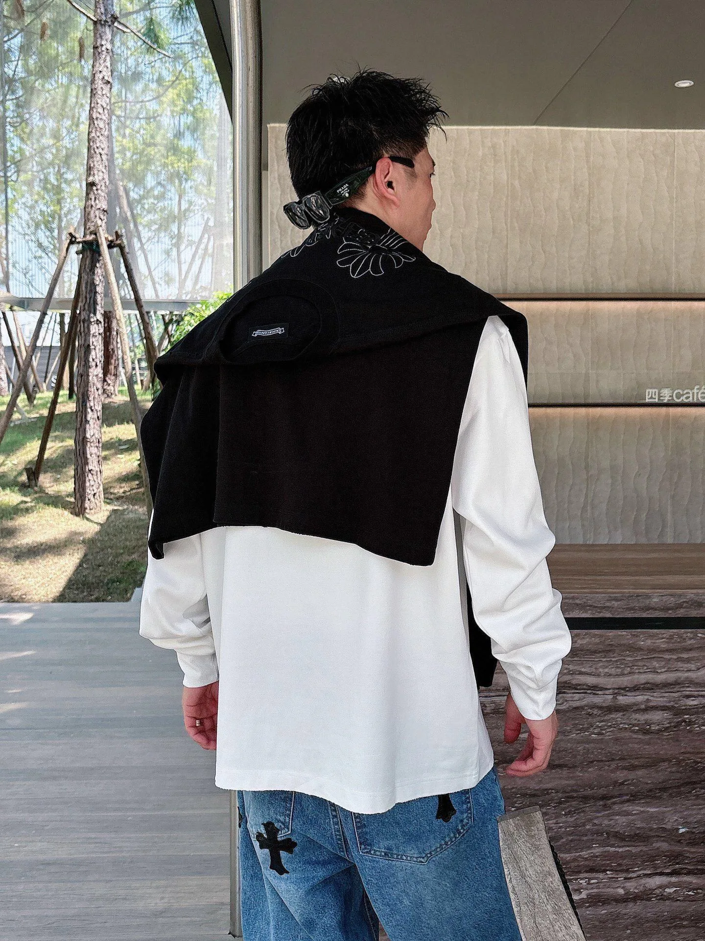 Лонгсливы Мужские Chrome Hearts 928681