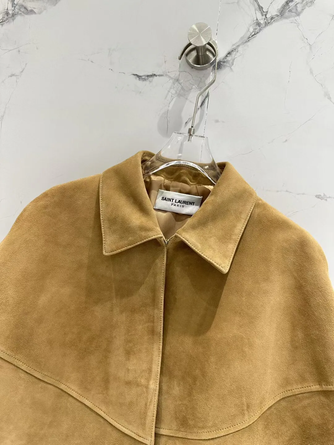 Кожаные Куртки И Дублёнки Женские Saint Laurent 11700592