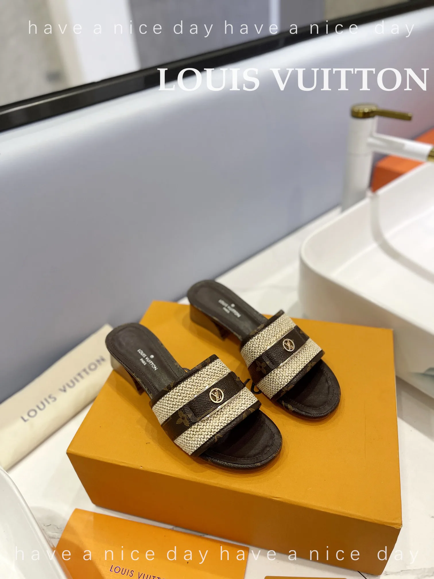 Сандалии Женские Louis Vuitton 9623587