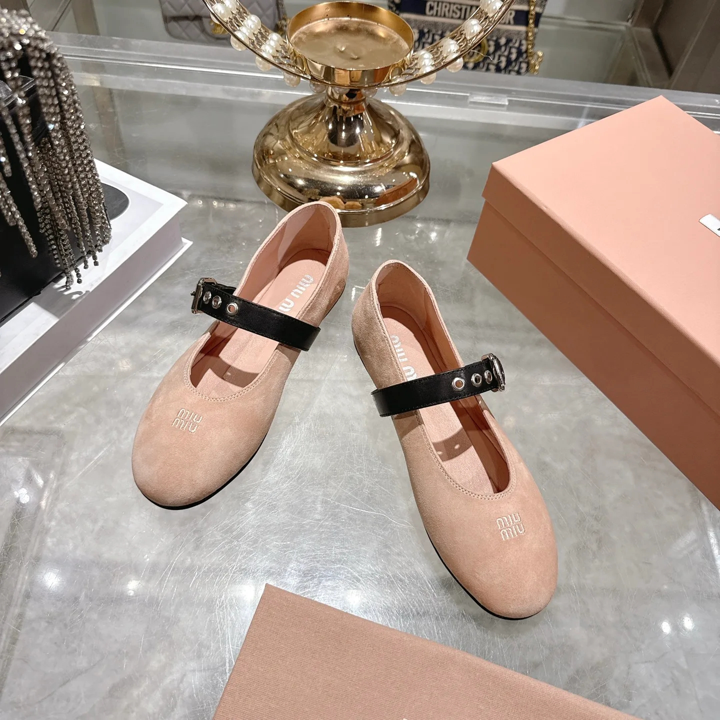 Балетки Женские Miu Miu 11677176