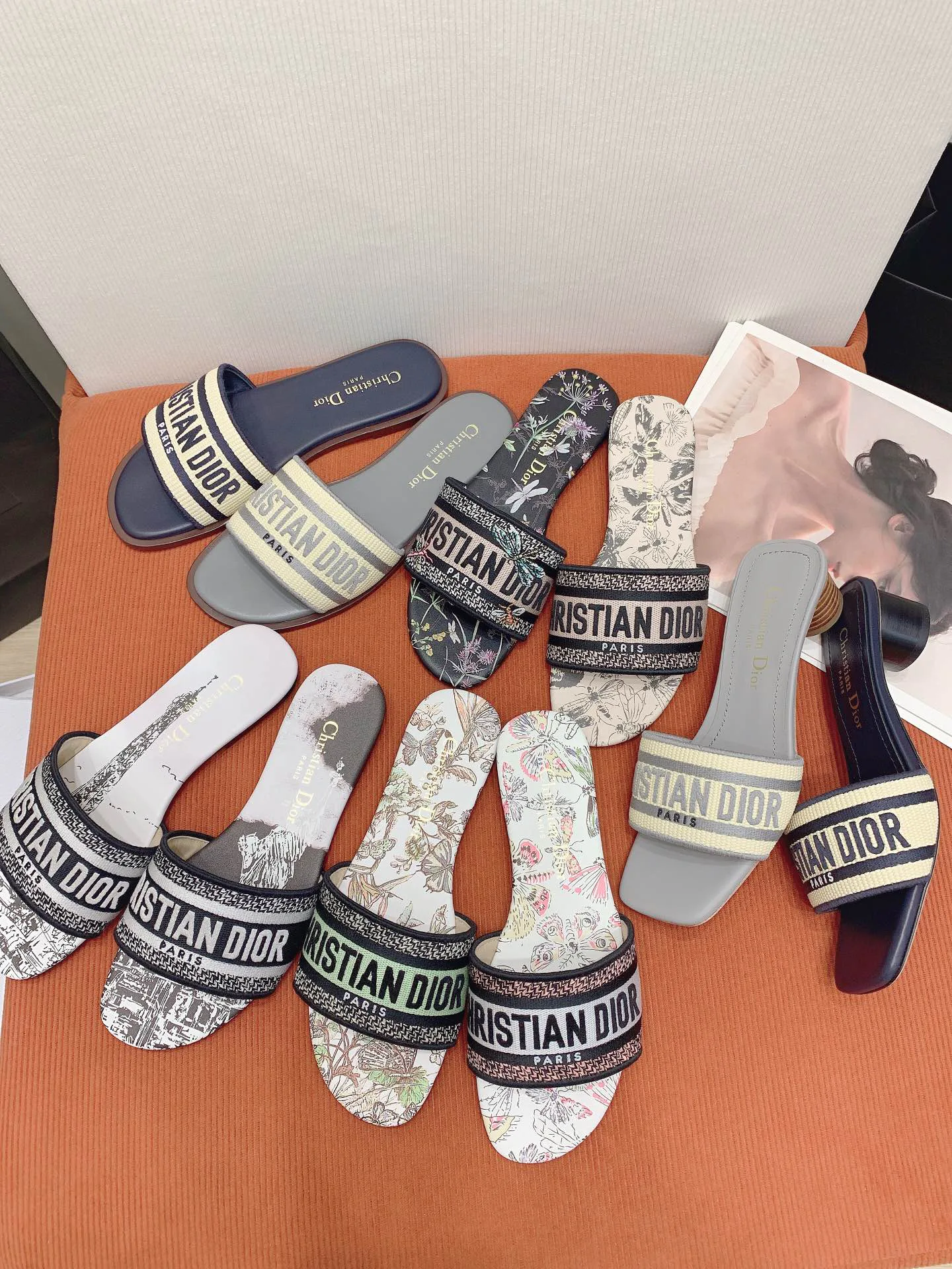 Шлепанцы Женские Christian Dior 961783