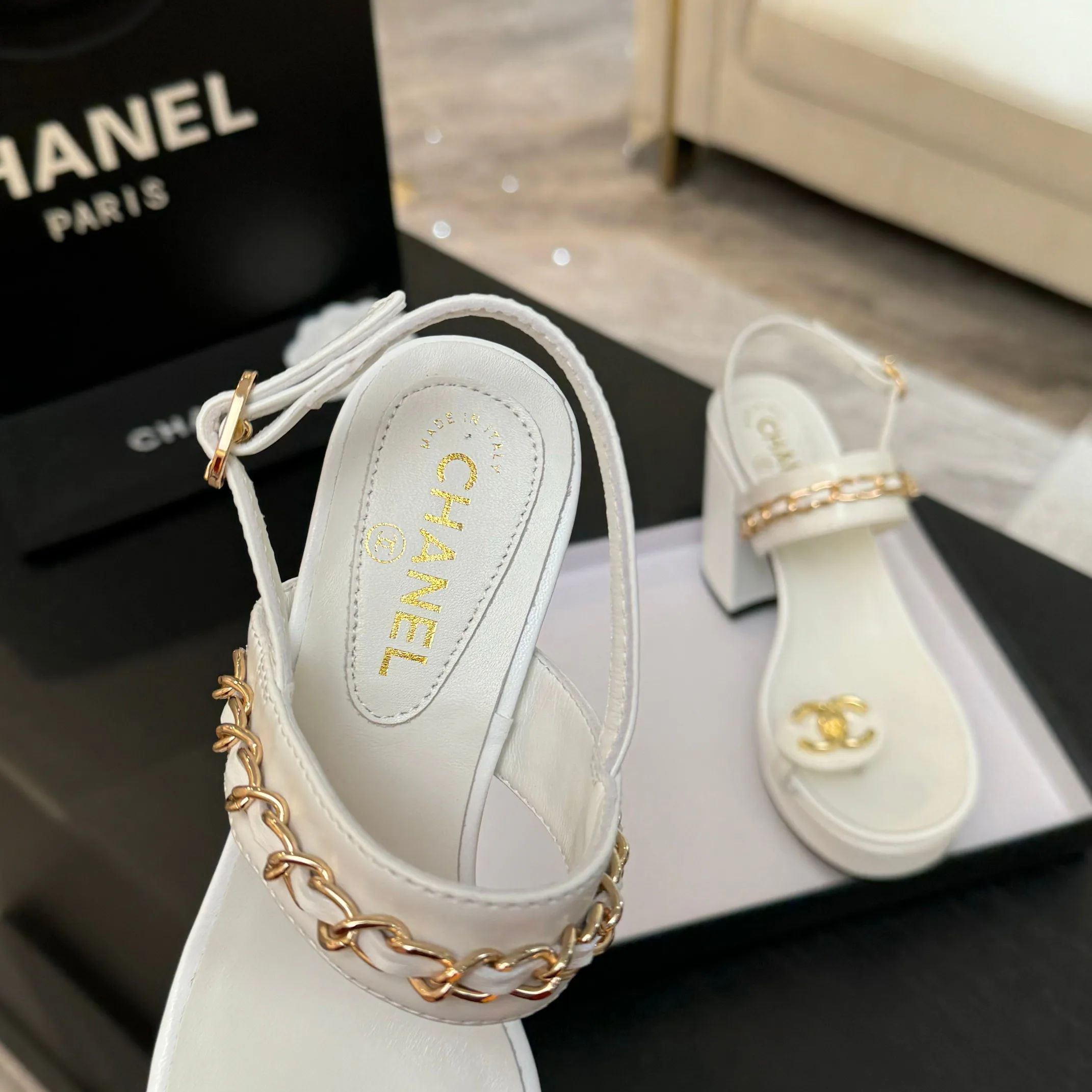 Босоножки Женские Chanel 47268