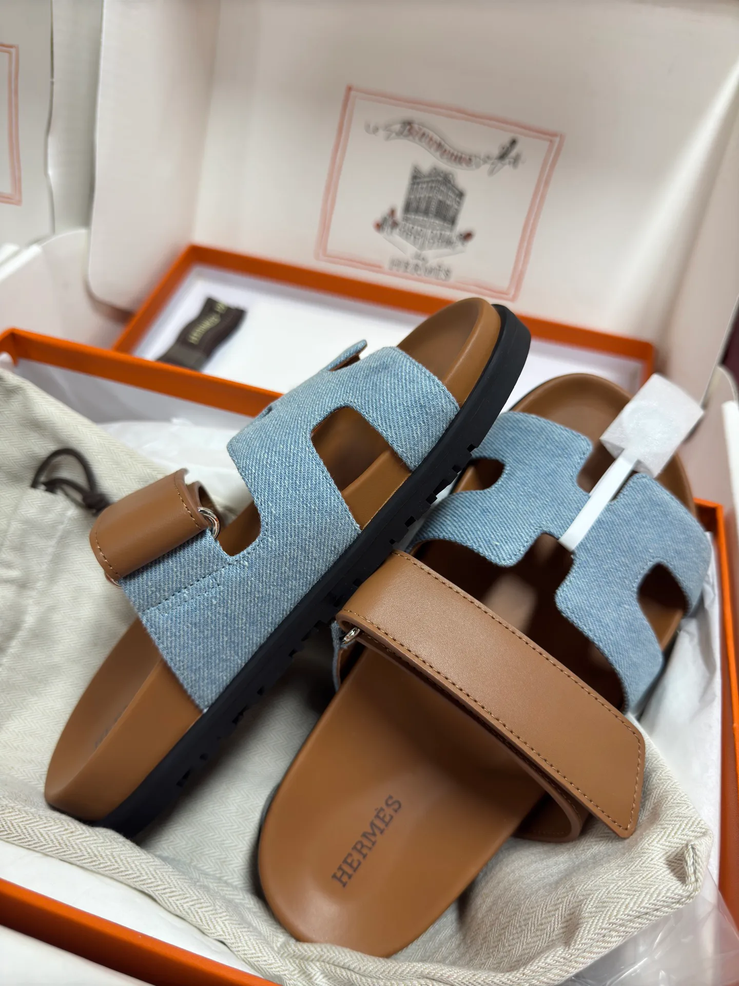 Шлепанцы Женские Hermes 5685