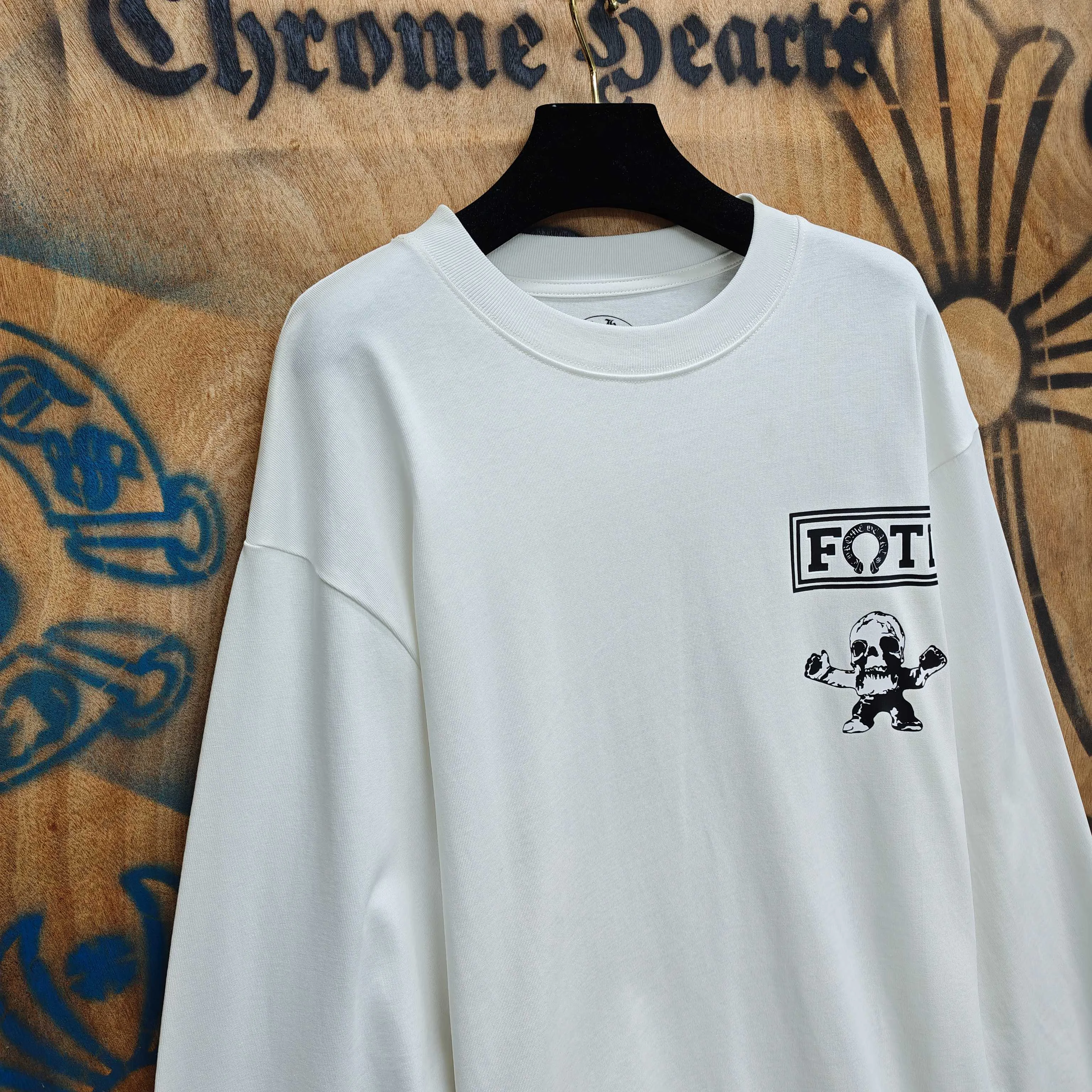 Лонгсливы Мужские Chrome Hearts 11808783