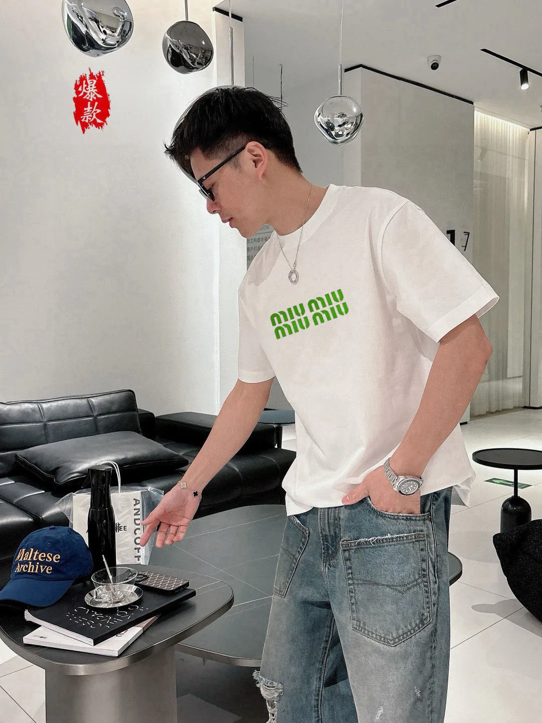 Футболки Мужские Miu Miu 11411419