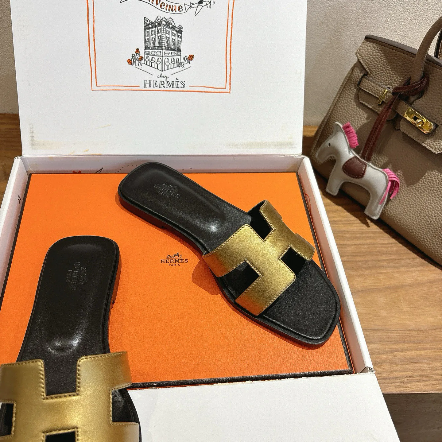 Шлепанцы Женские Hermes 396978