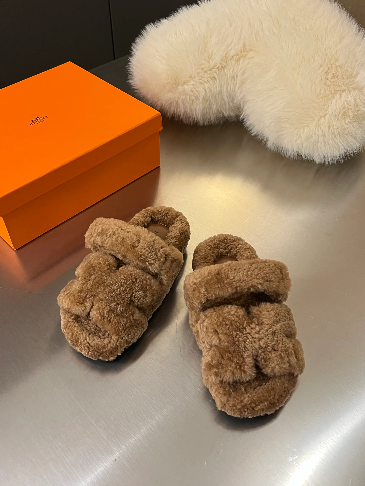 Тапочки Женские Hermes 17957238