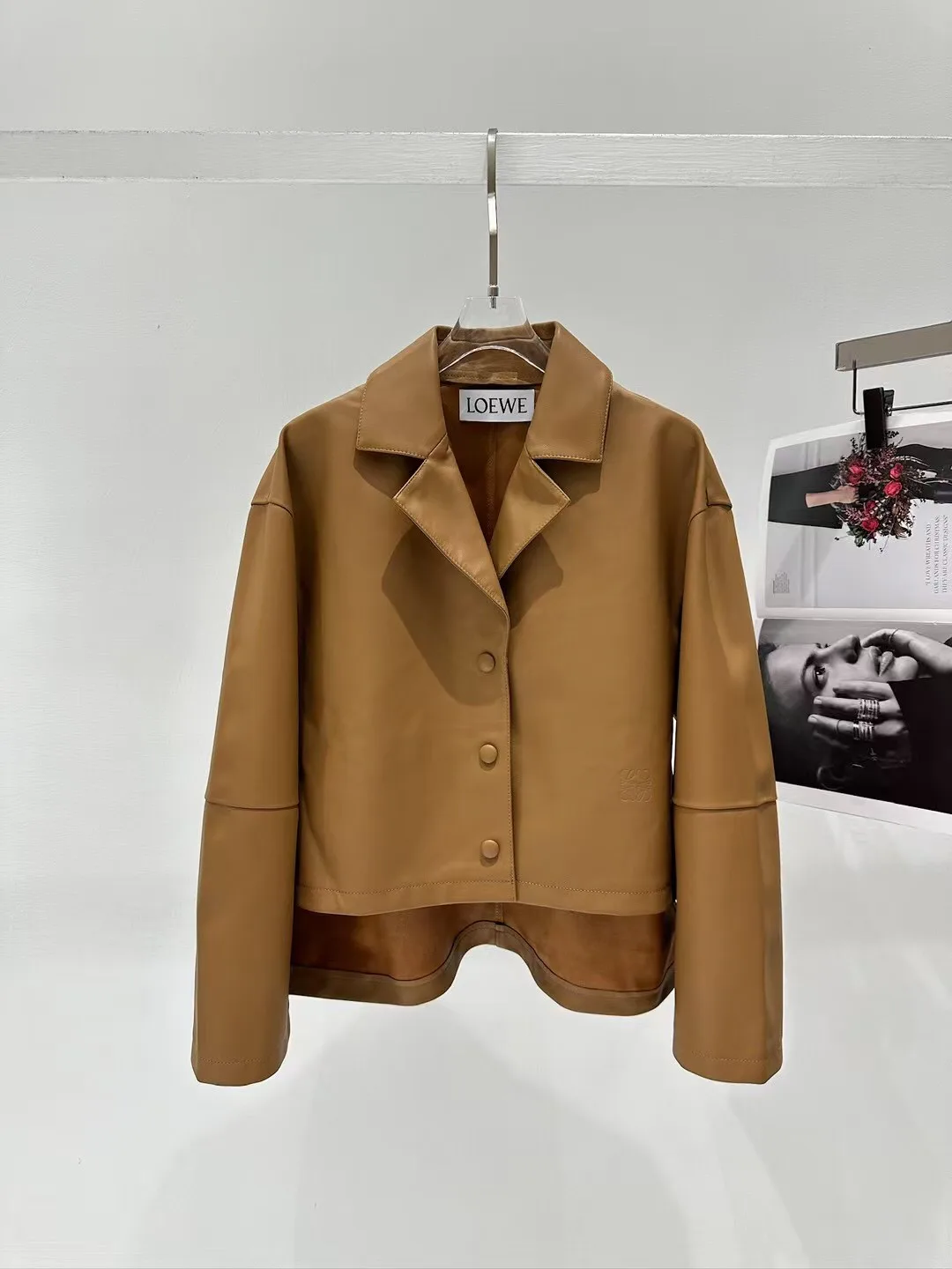 Кожаные Куртки И Дублёнки Женские Loewe 12717839