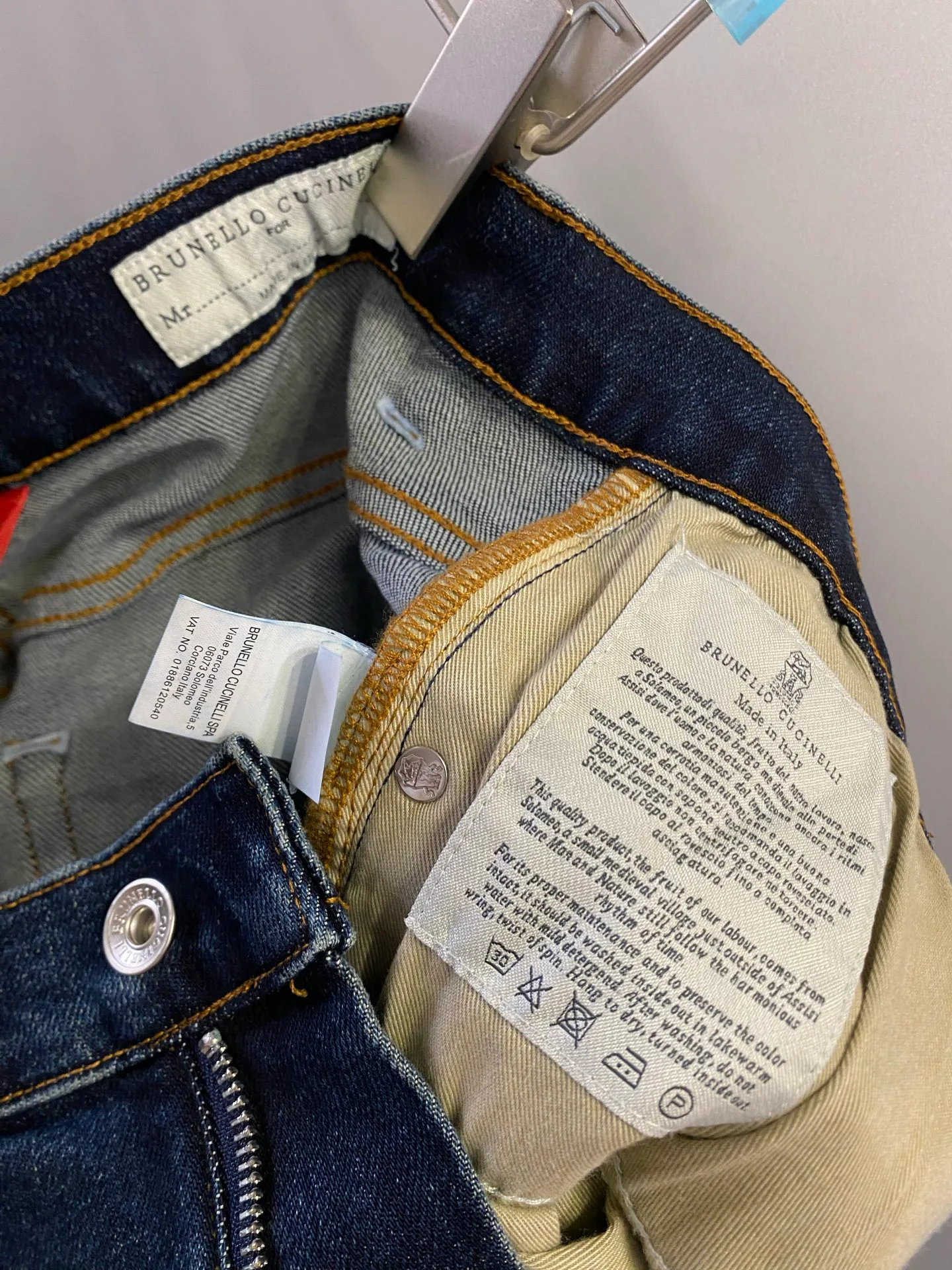 Джинсы Мужские Brunello Cucinelli 2751428